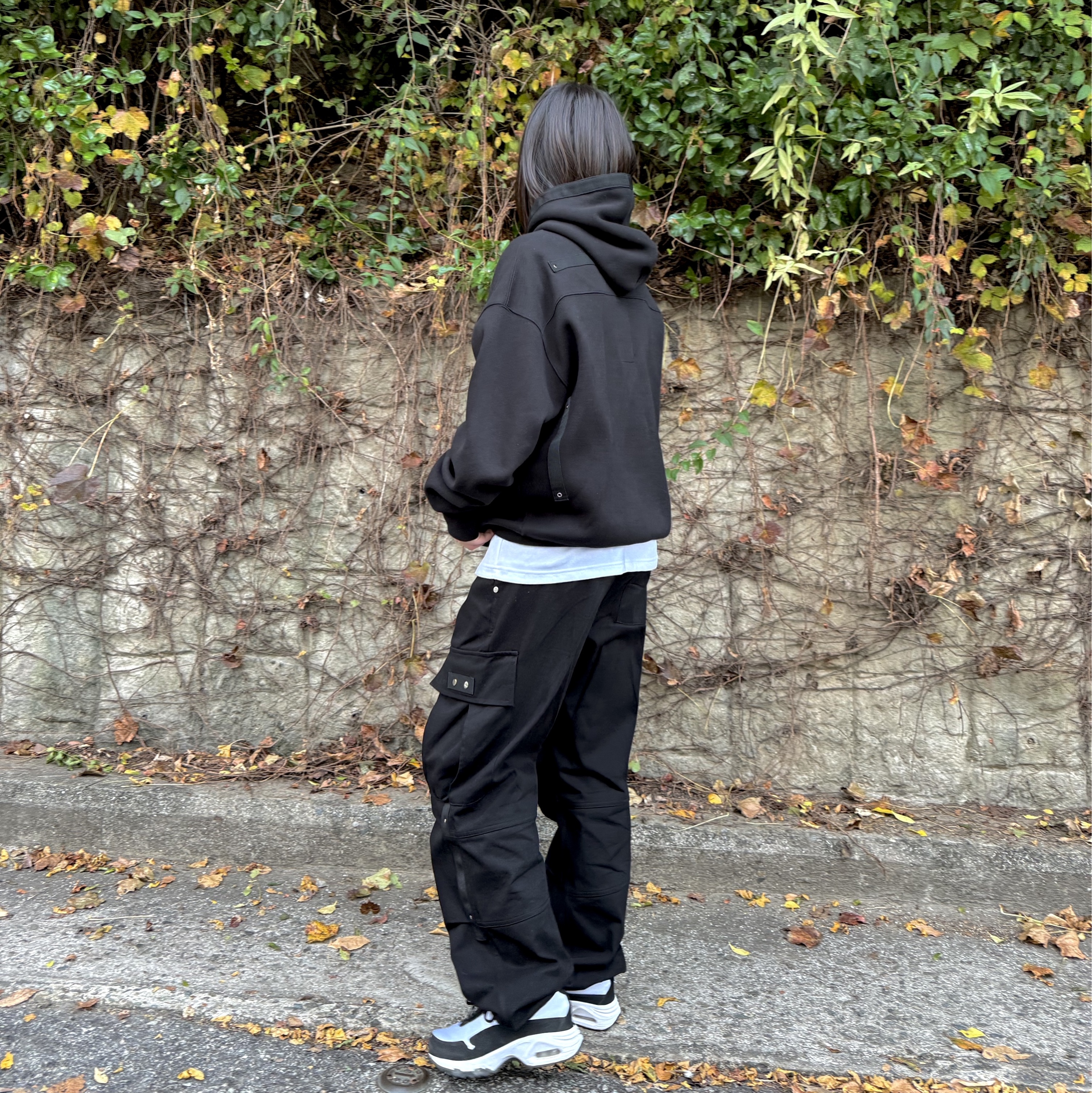 Nike x Comme des Garcons Homme Plus Air Max Sunder SP White Black 착용 스타일