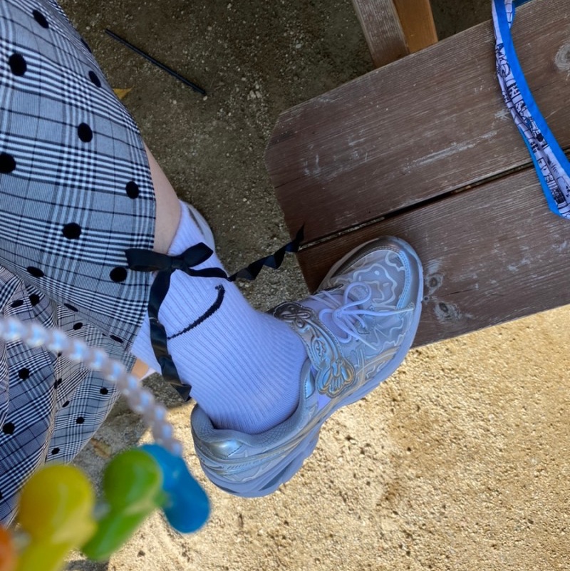 Asics x Cecilie Bahnsen GT-2160 White 착용 스타일 - 2