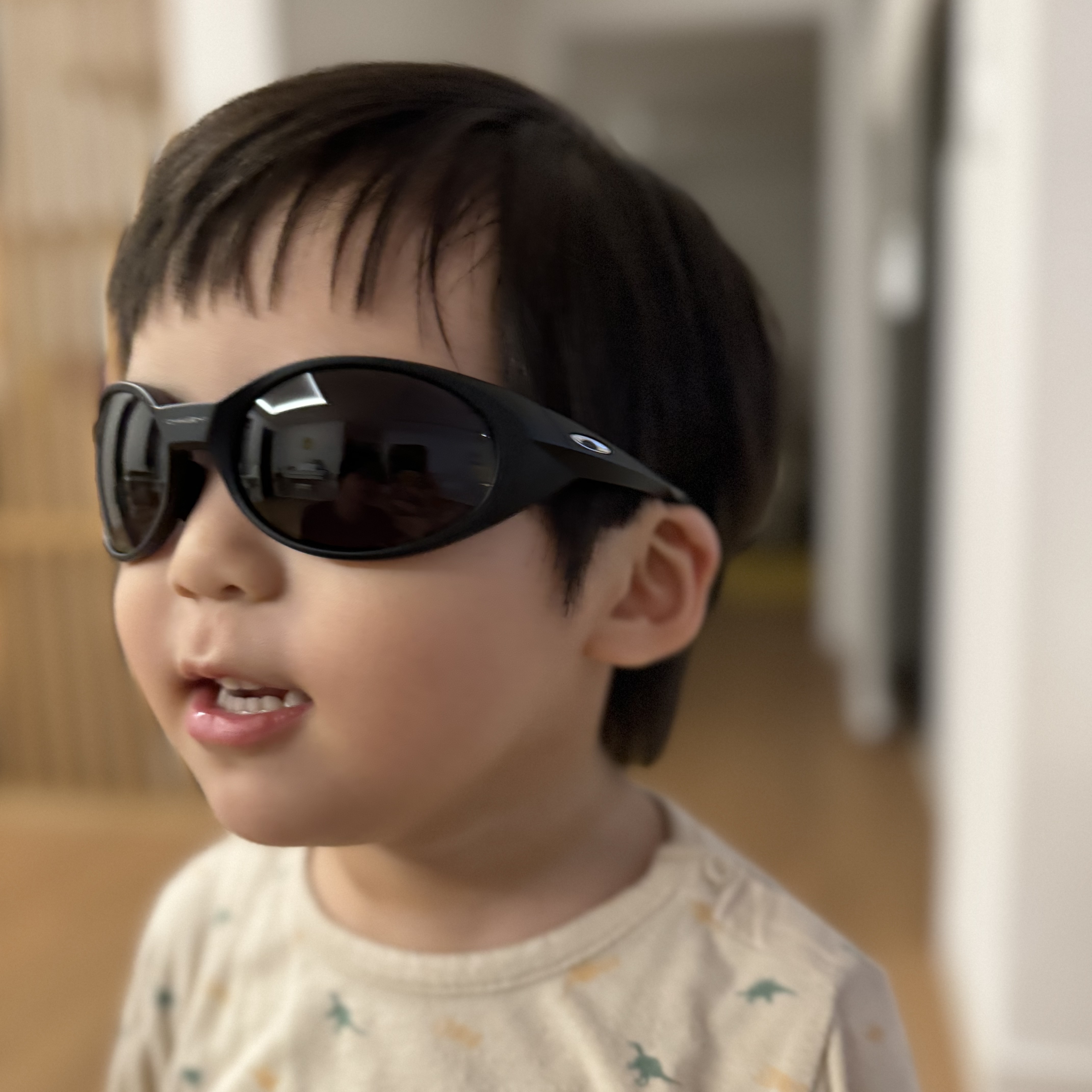 Oakley Eye Jacket Redux Matte Black Frame Prizm Grey Lenses High Bridge Fit 착용 스타일