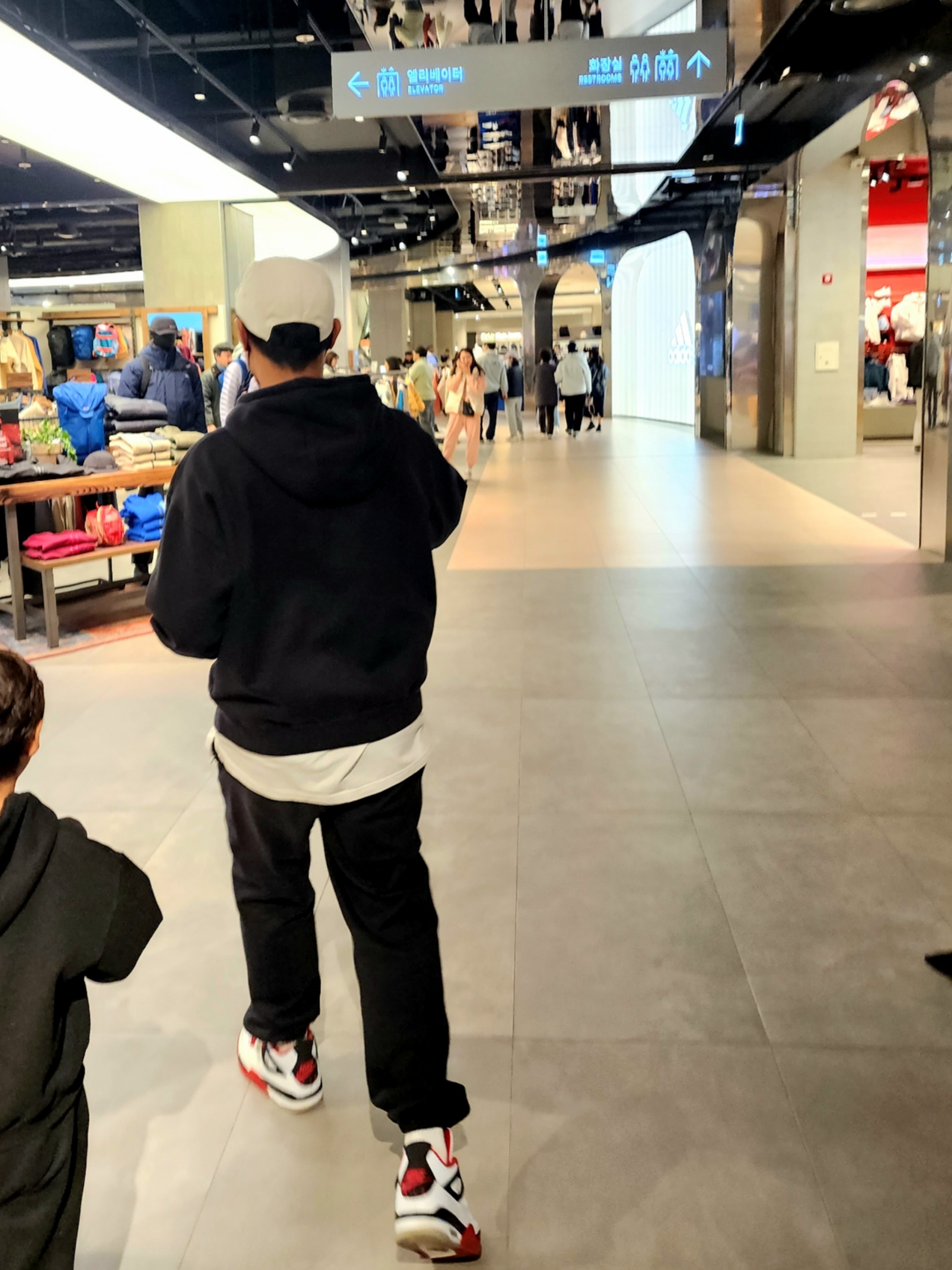 (W) Nike NRG Solo Swoosh Fleece Pants Black White - US/EU, Jordan 4 Retro OG Fire Red 2020 착용 스타일 - 2