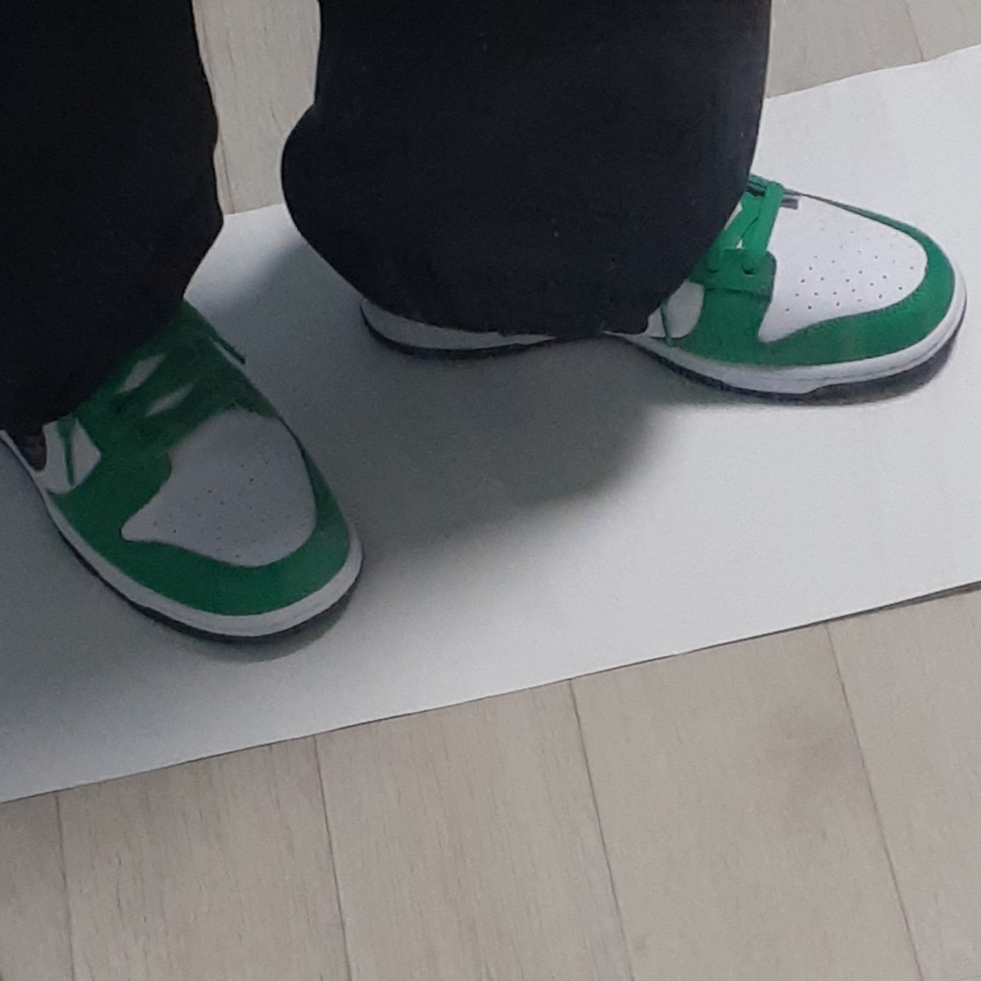 Nike Dunk Low White Green 착용 스타일