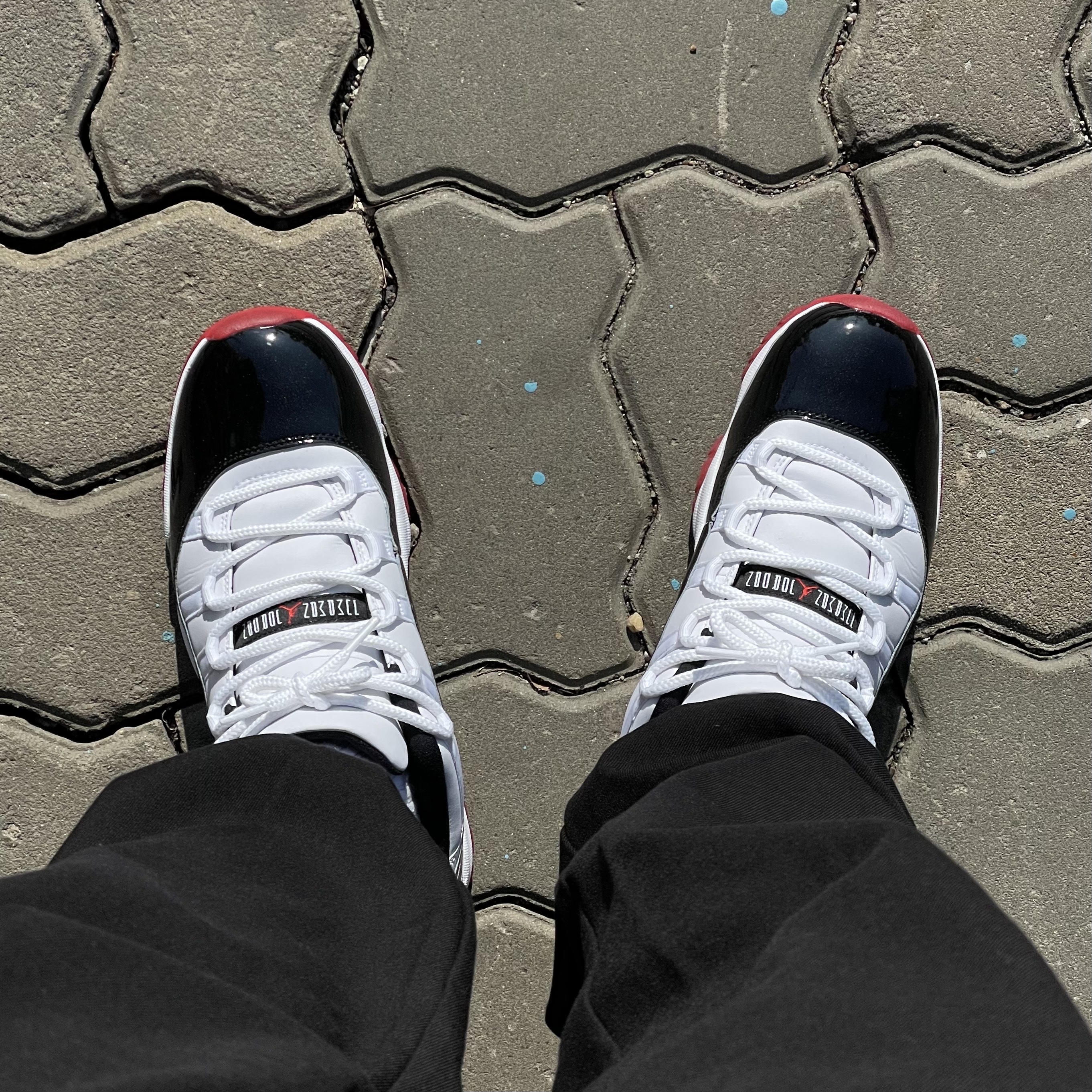 Jordan 11 Retro Low Concord Bred 착용 스타일