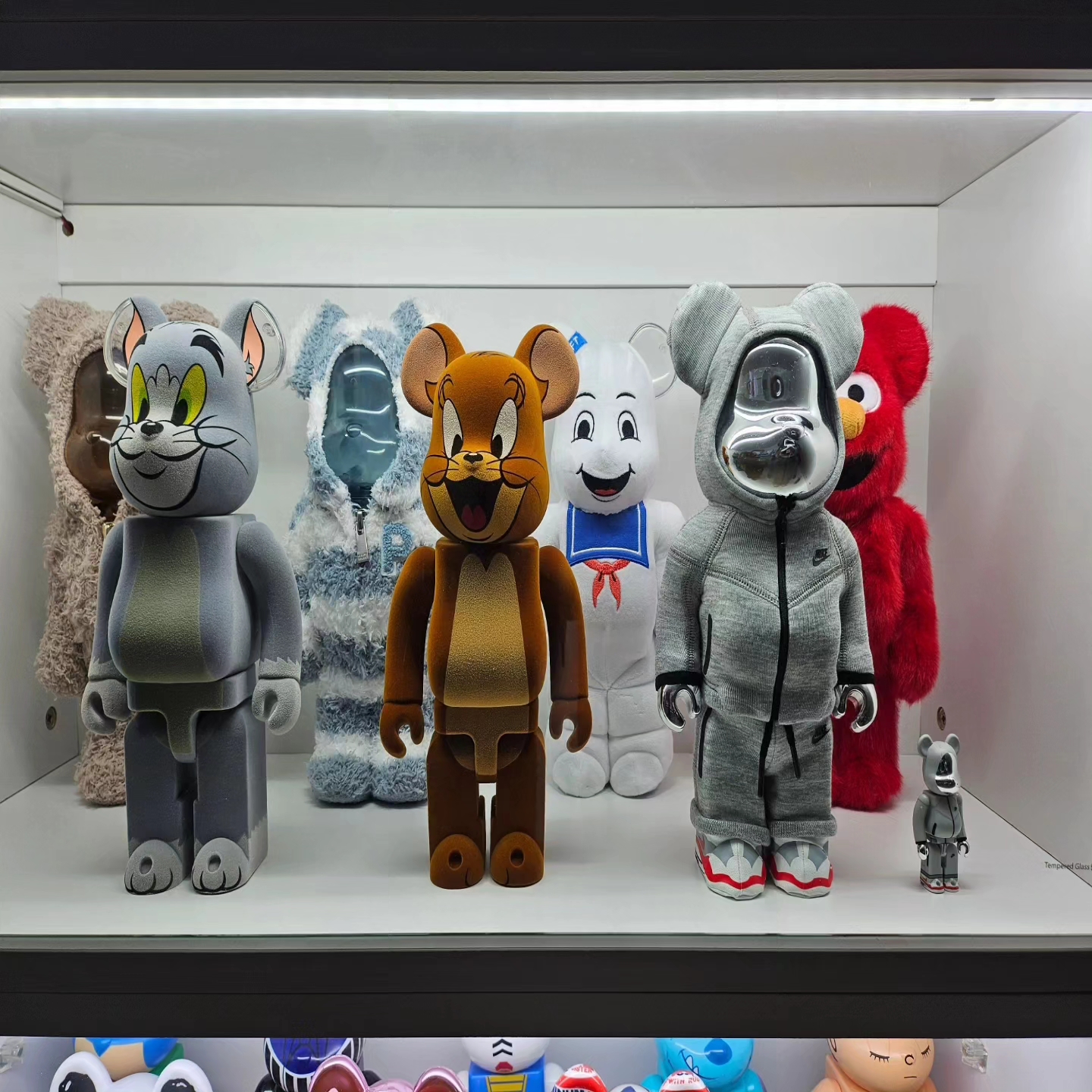 Bearbrick x Nike Tech Fleece N98 100% & 400& Set 착용 스타일 - 7