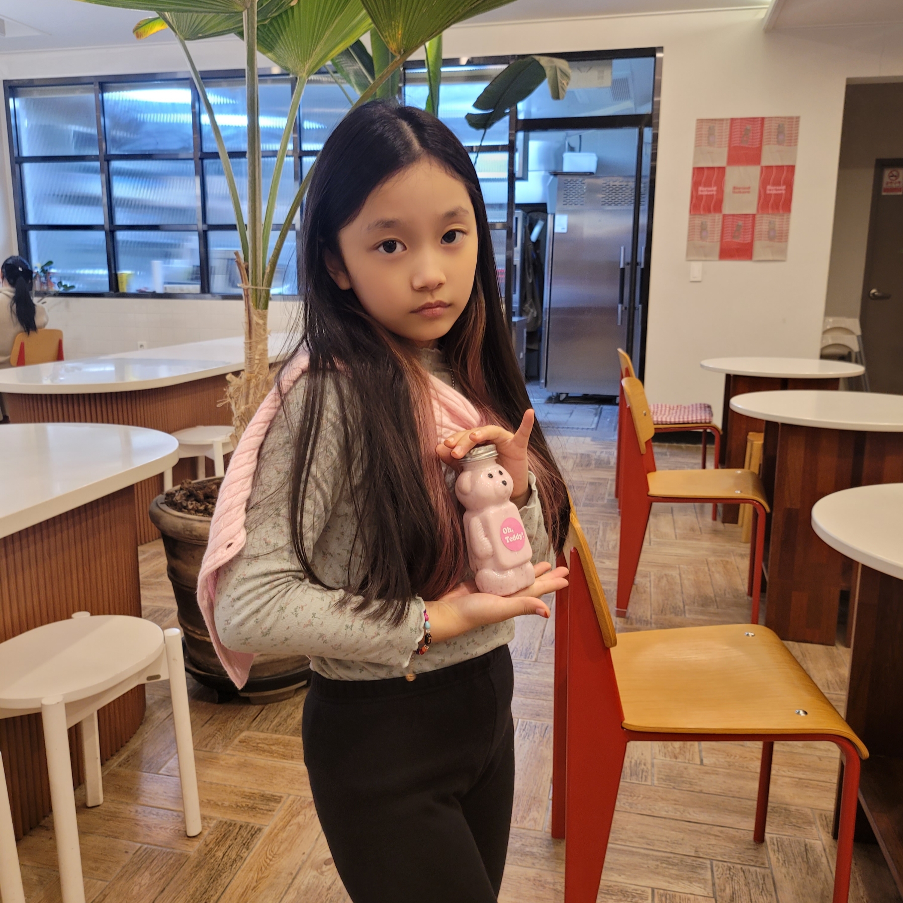 [30% 적립] Polo Ralph Lauren Children Mini Cable Cotton Cardigan Pink 착용 스타일