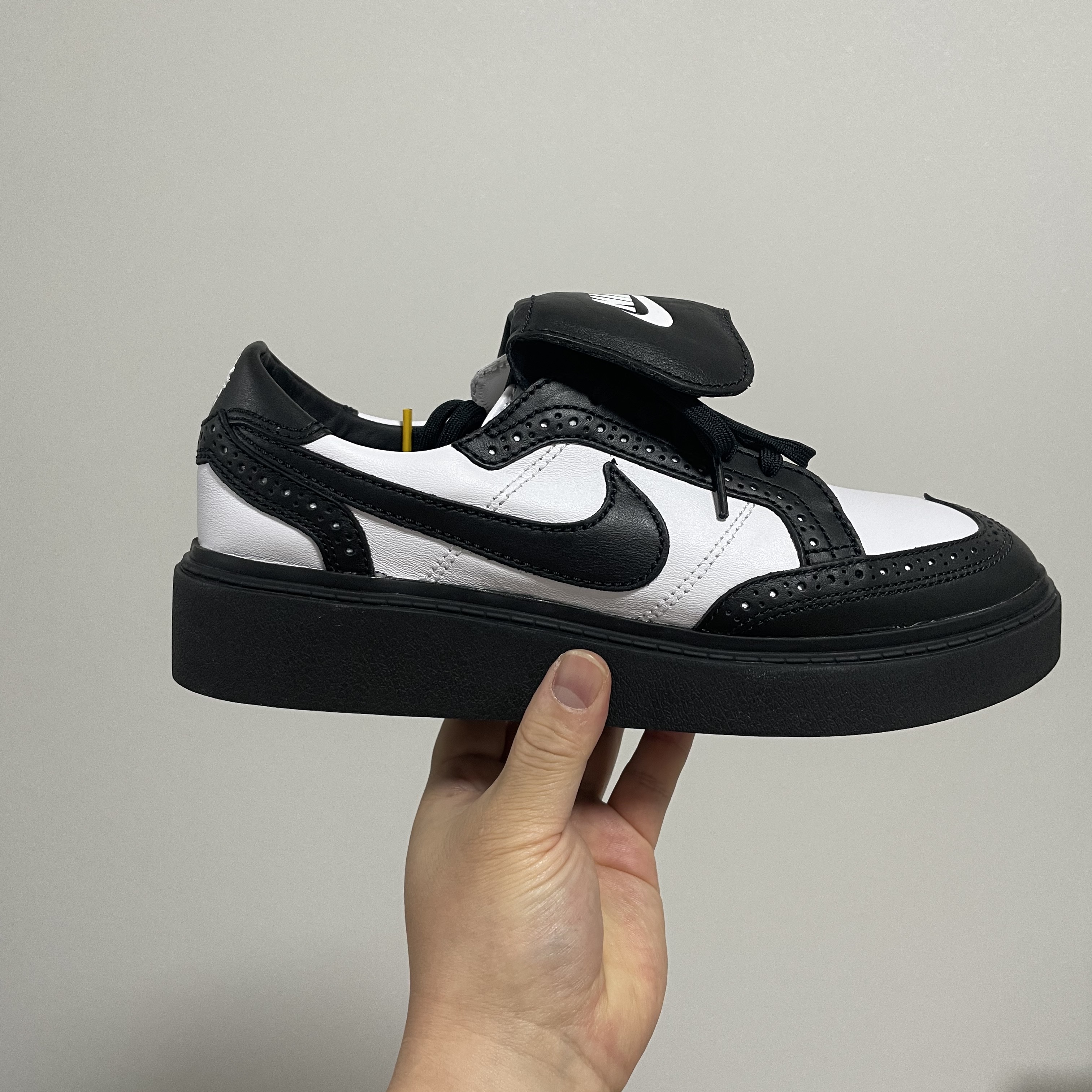 Nike x Peaceminusone Kwondo1 Black and White 착용 스타일