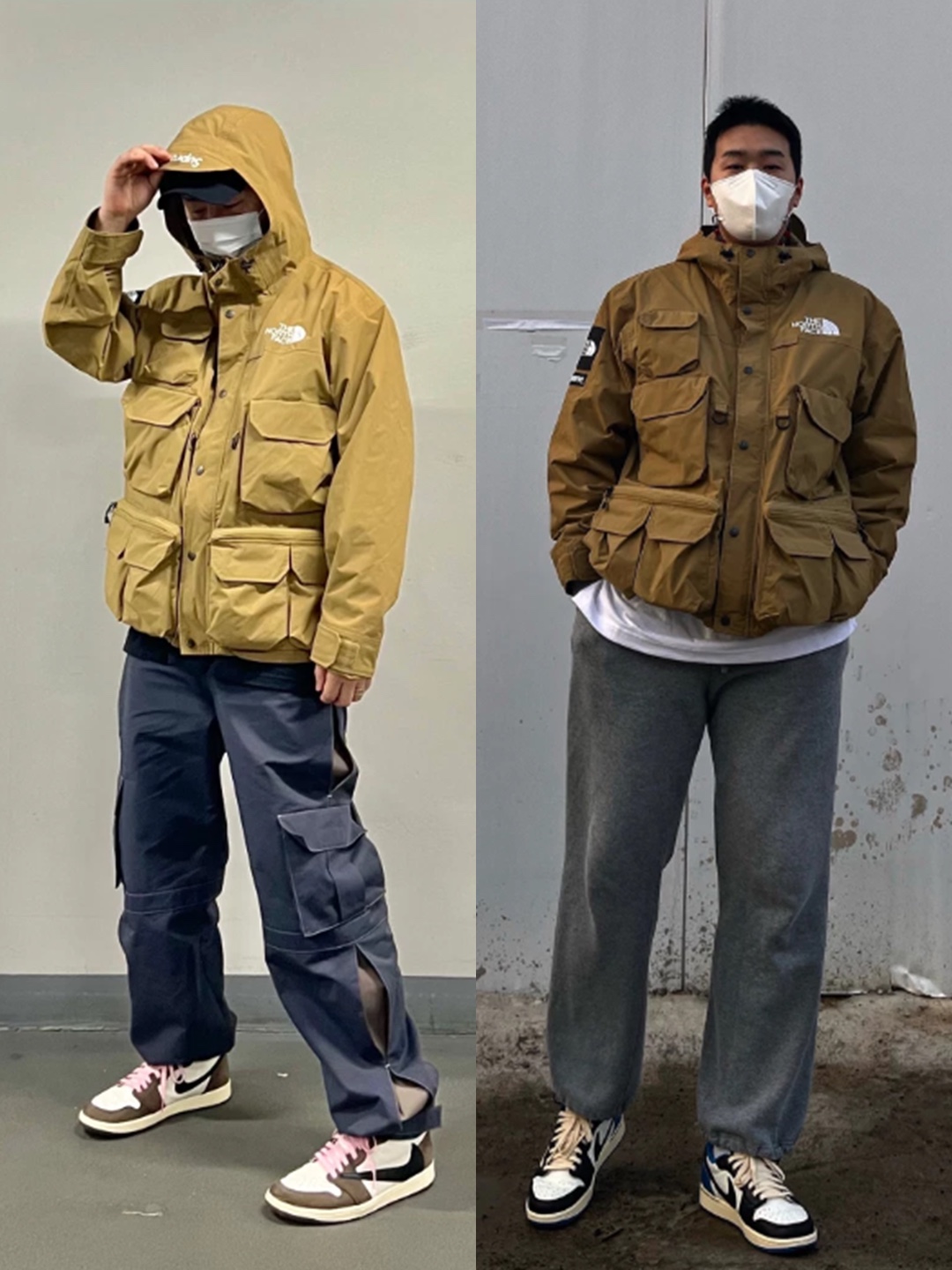 Supreme x The North Face Cargo Jacket Gold - 20SS 착용 스타일 - 4