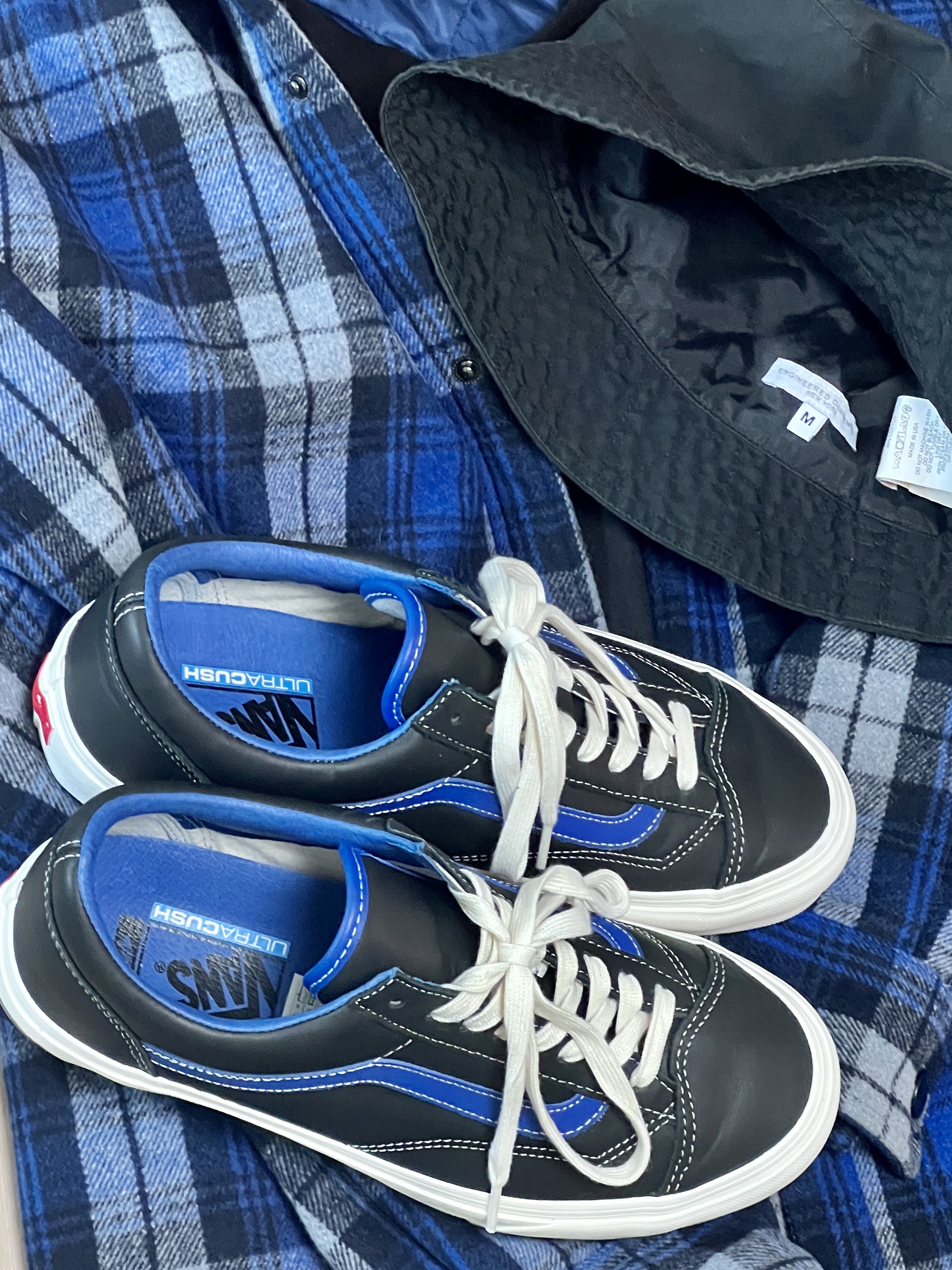 Vans Vault Style 36 VLT LX Princess Blue Black 착용 스타일