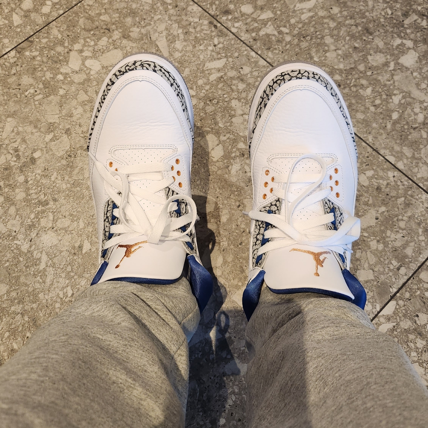 Jordan 3 Retro True Blue and Copper 착용 스타일