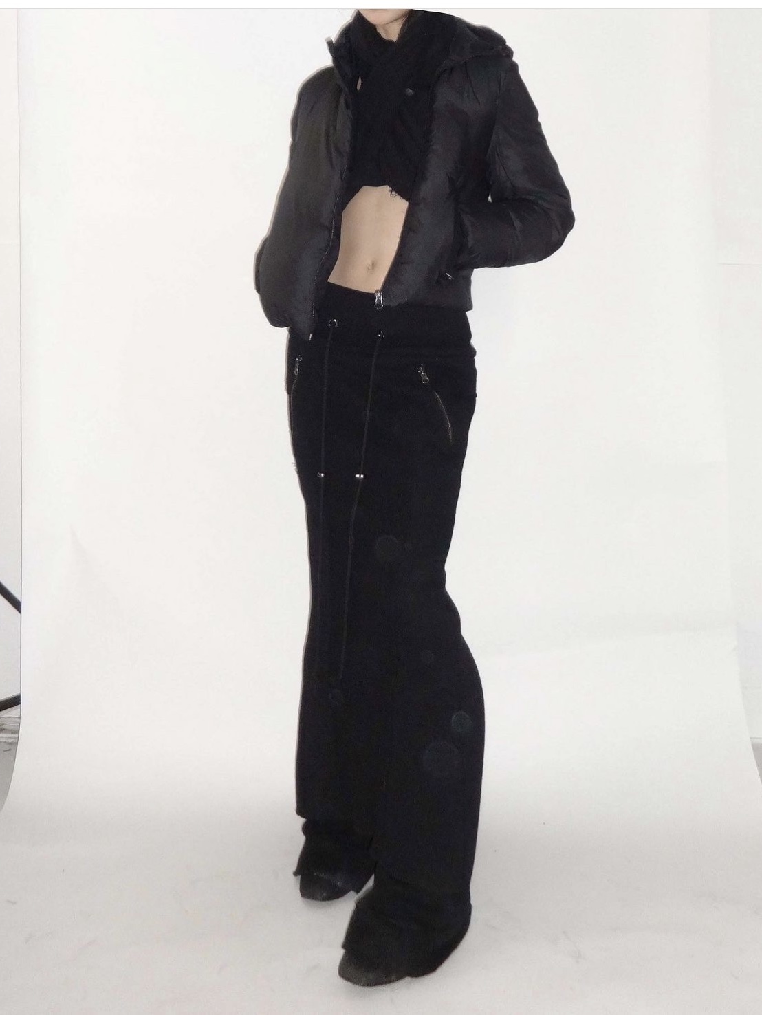 [KREAM 단독] Bonnae Women Wool Skirt Ivory 착용 스타일