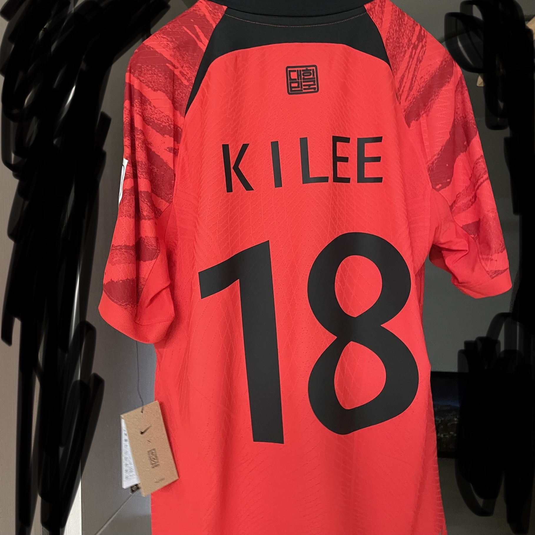 Nike Korea 2022/23 Dri-Fit ADV Match Home SS Jersey Global Red - US/EU (Non Marking Ver.) 착용 스타일 - 4