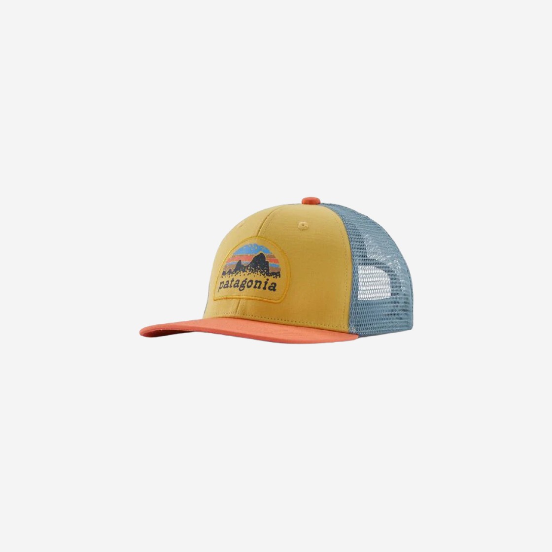 (Kids) Patagonia Trucker Hat Skyline Stencil Surfboard Yellow 상세 이미지 1