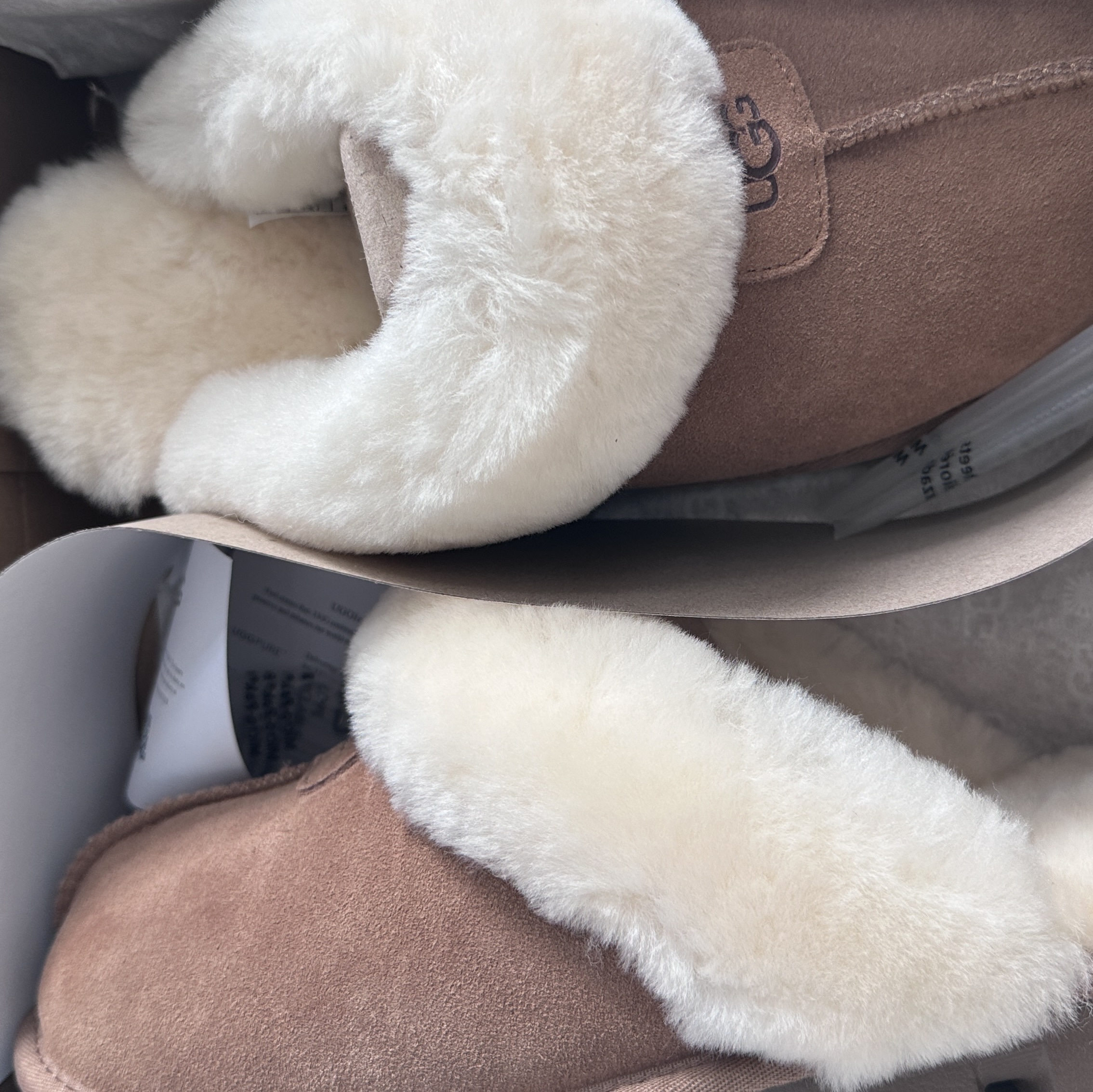 (W) UGG Coquette Slipper Chestnut 착용 스타일