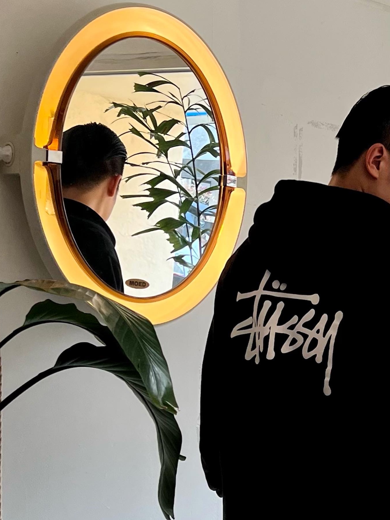 Nike x Stussy Air Penny II Vivid Green and Black, Stussy Basic Stussy Hoodie Black 2022 착용 스타일 - 2