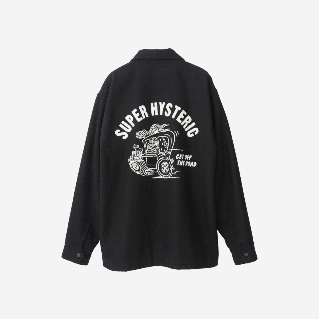 Hysteric Glamour SBM Hotrod Embroidery Coach Jacket Black 상세 이미지 1