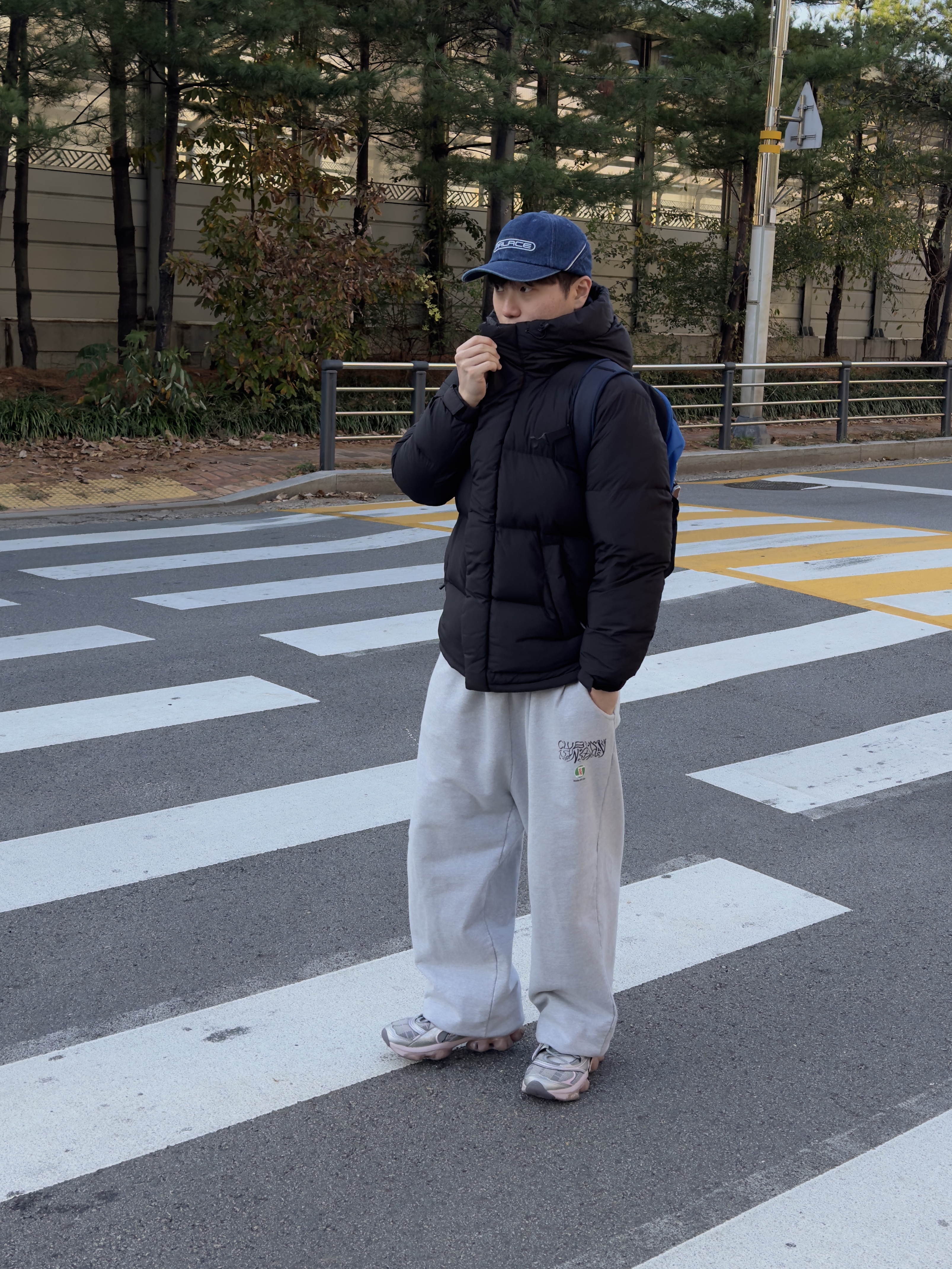 Palace Fader Denim 6-Panel Stone Wash - 23FW, (W) Asics x Kiko Kostadinov x Hysteric Glamour Gel-Quantum Cotton Candy 착용 스타일 - 1