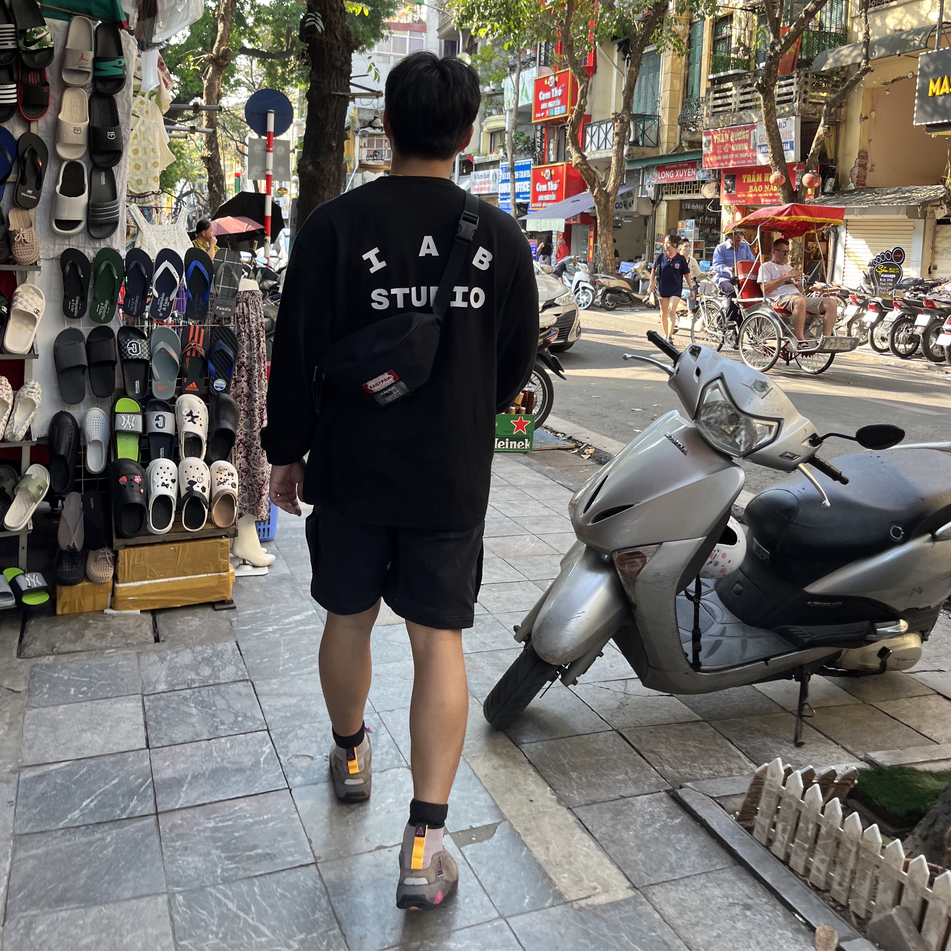 IAB Studio Long Sleeve Black - 23FW, Nike ACG Ruckel Ridge Gunsmoke 착용 스타일 - 2