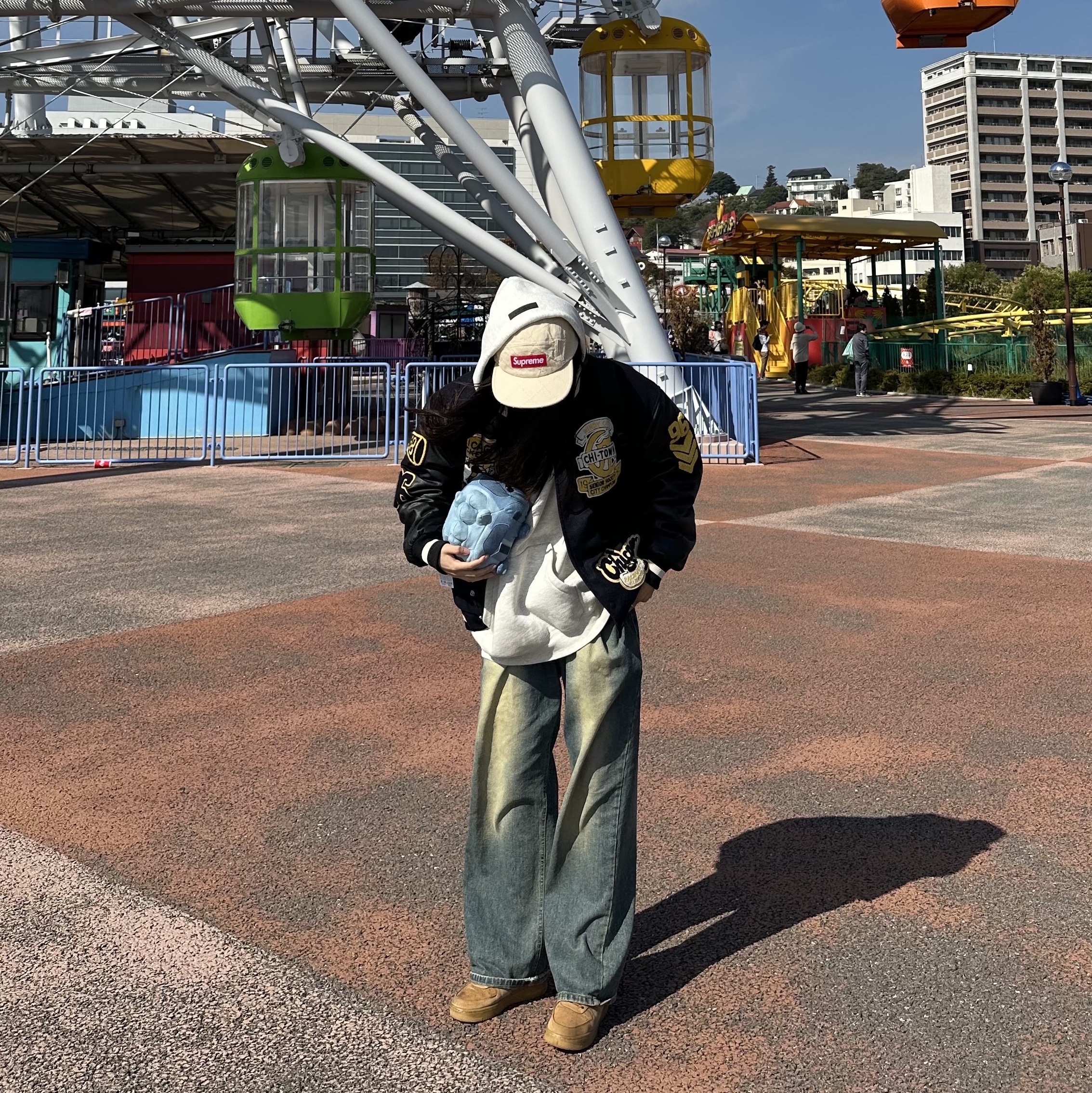 Carhartt WIP Columbia Ripstop Regular Cargo Pant Cypress, Carhartt WIP Flint Shirt Plant Paisley Print 착용 스타일 - 3