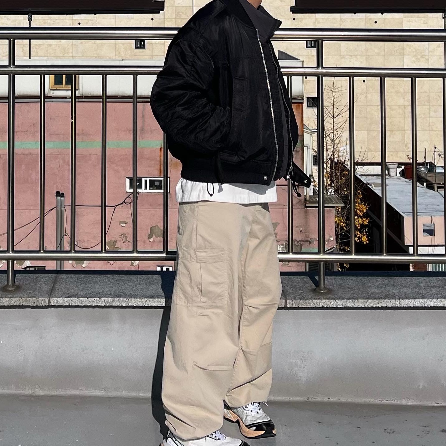 Puma Velophasis Technisch Sedate Gray 착용 스타일 - 2