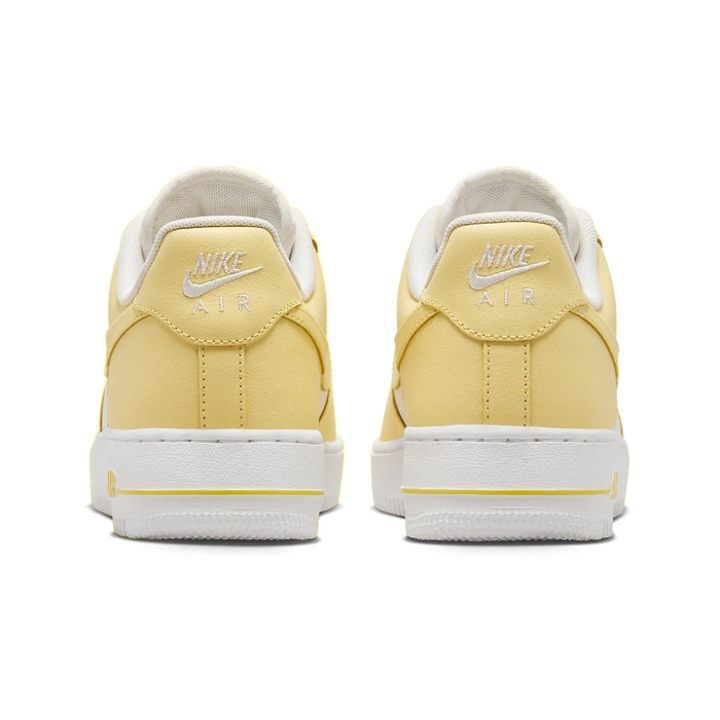 Nike Air Force 1 Low White Vivid Sulfur, Nike Air Force 1 Low Crater Light Lemon Twist 착용 스타일 - 5