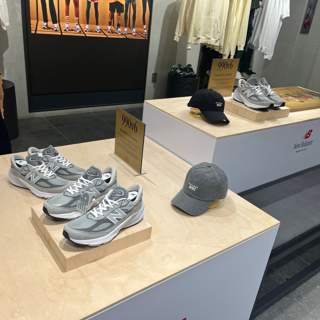 New Balance 990v6 Made in USA Grey - D Standard 착용 스타일