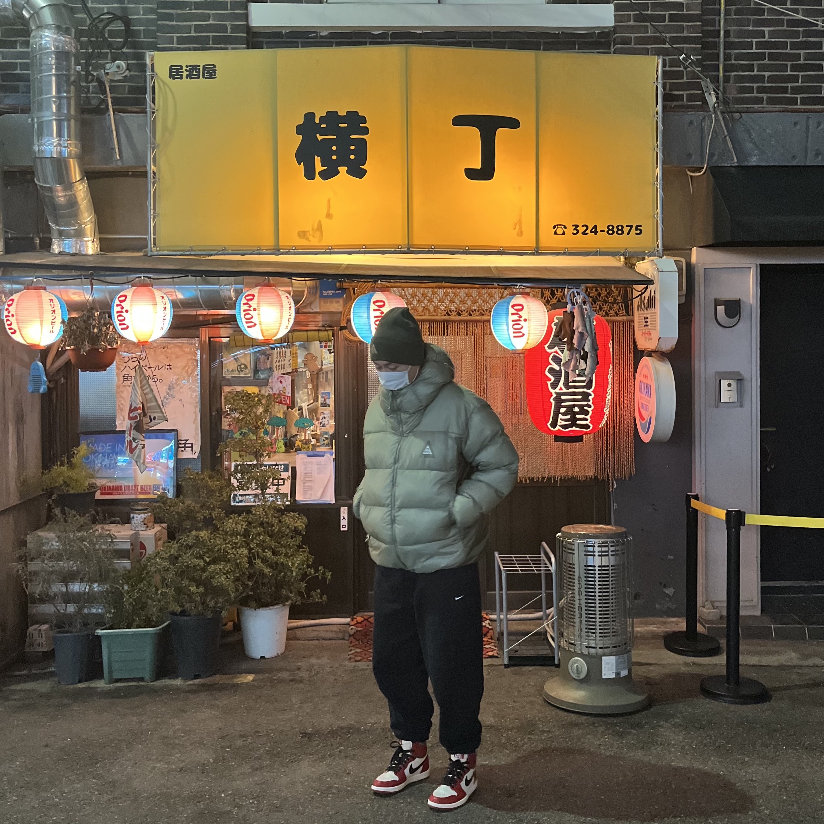 Nike ACG Therma-Fit ADV Lunar Lake Puffer Jacket Light Army - Asia 착용 스타일