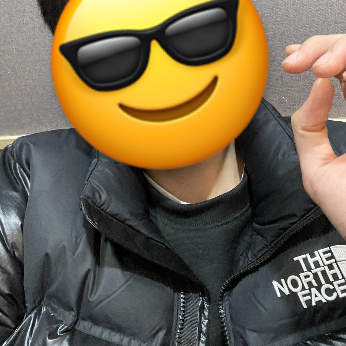 The North Face 1996 Eco Nuptse Jacket Real Black 착용 스타일
