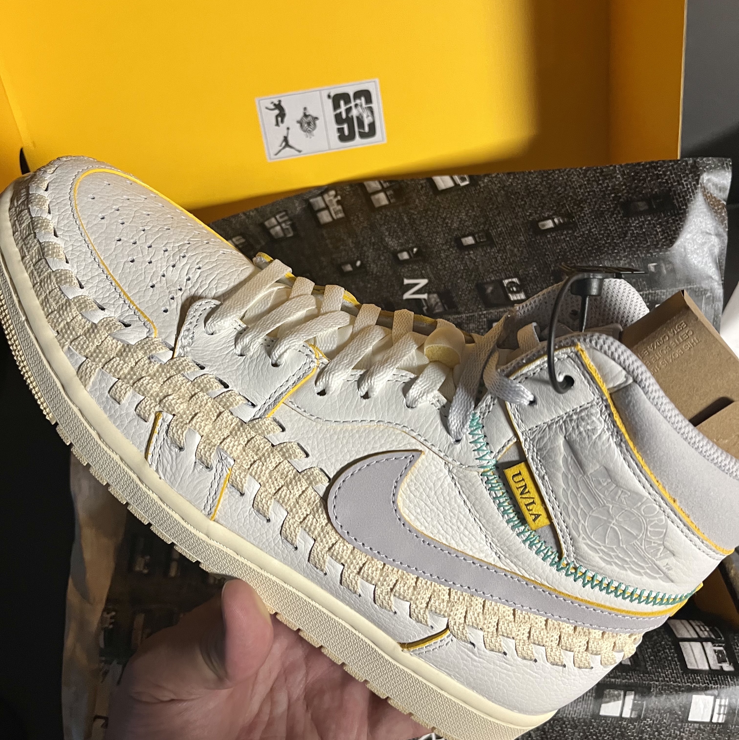Jordan 1 x Bephies Beauty Supply x Union Retro High OG SP Summer '96 착용 스타일