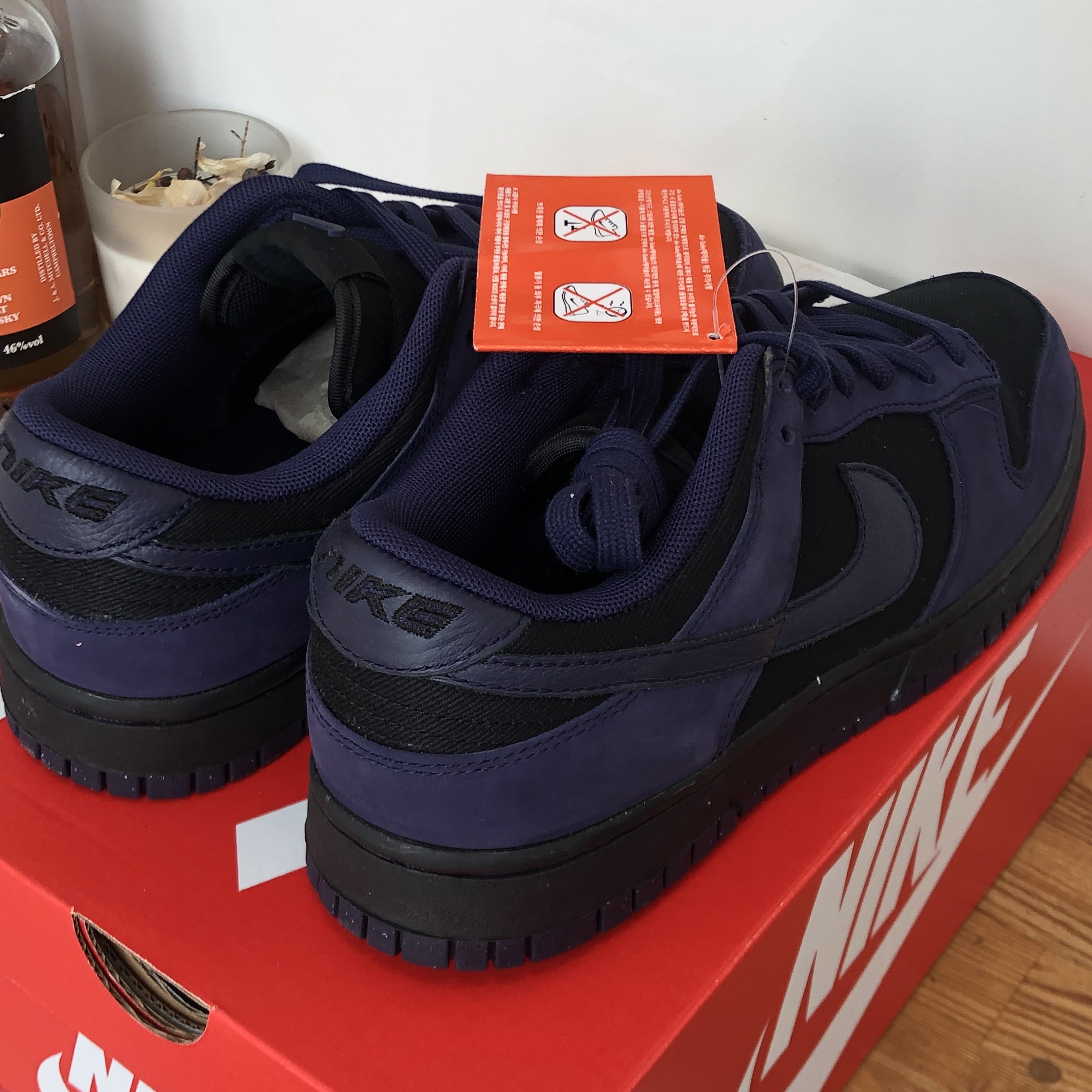 (W) Nike Dunk Low LX Purple Ink Black 착용 스타일