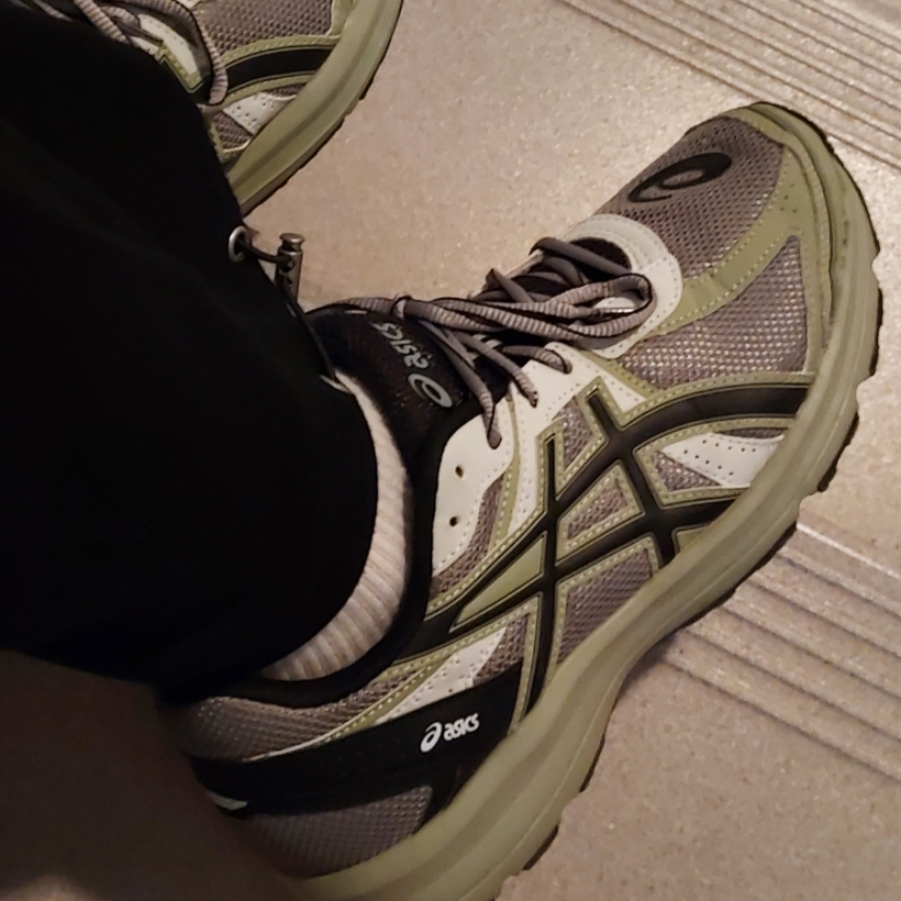 Asics Jog 100 S Sheet Rock - 2E Wide 착용 스타일