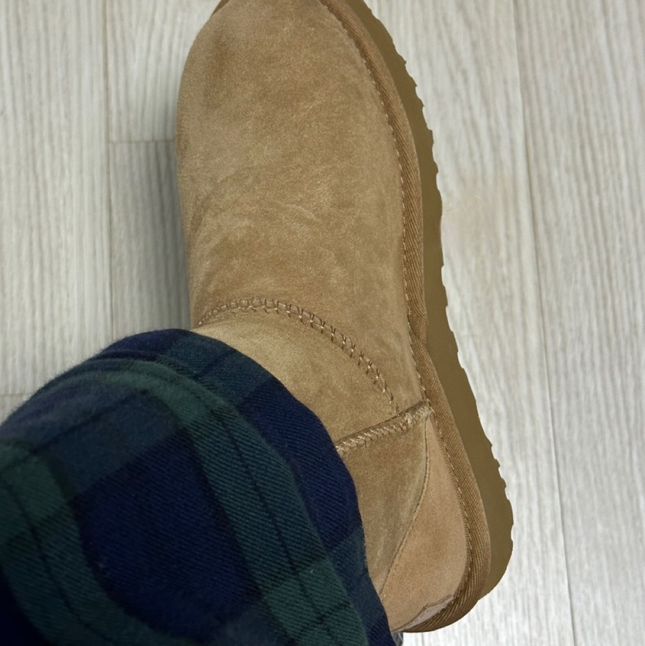 (W) UGG Classic Mini II Boots Chestnut 착용 스타일