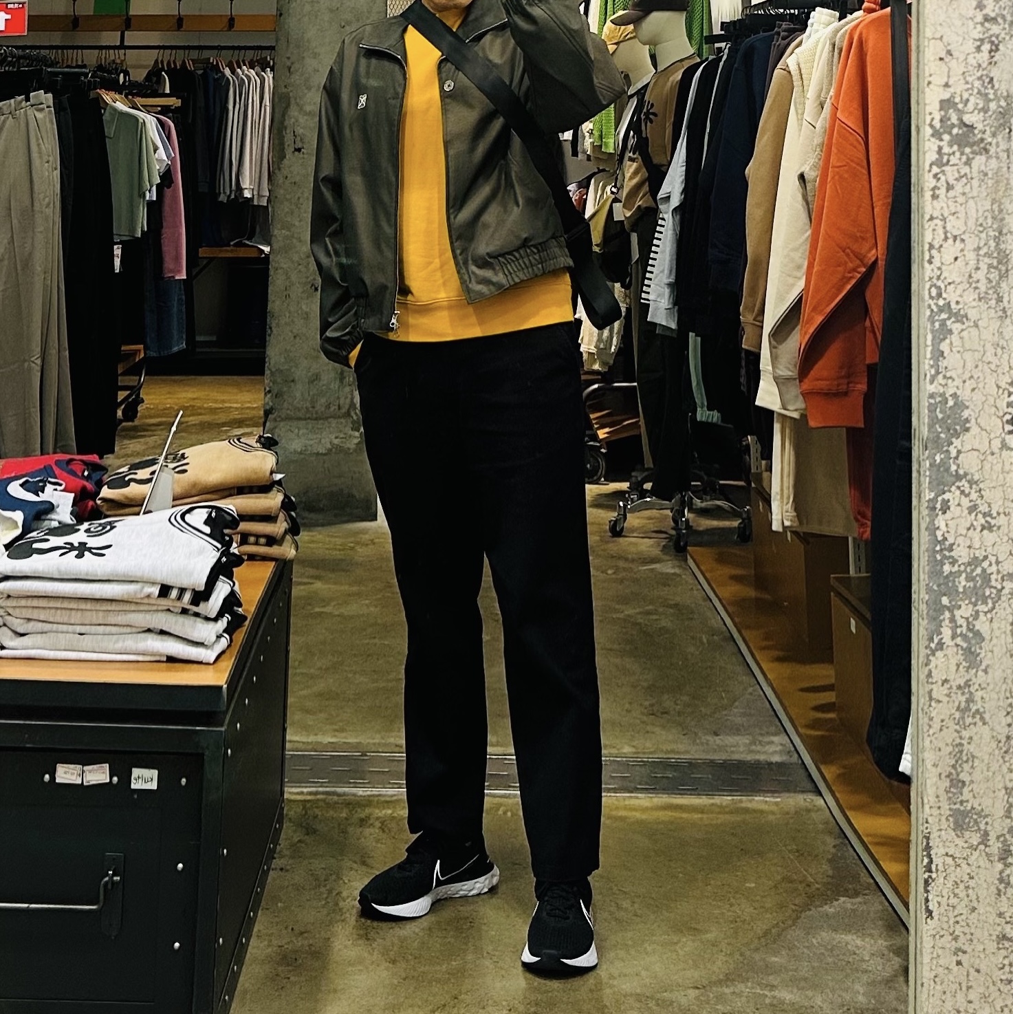Nike React Infinity Run Flyknit 3 Black White 착용 스타일