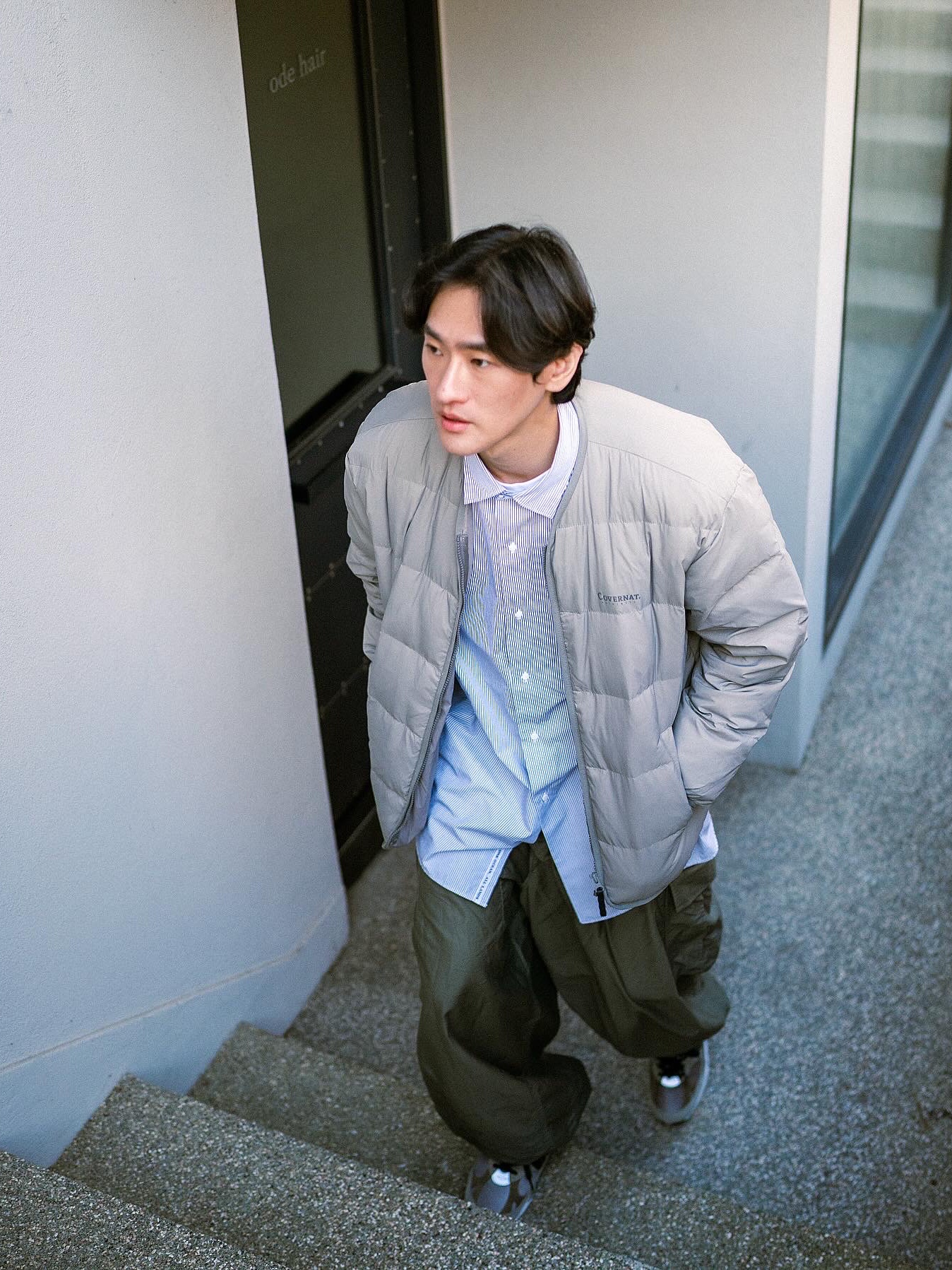New Balance x JJJJound 991 Made in UK Grey 착용 스타일 - 4
