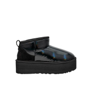 (W) UGG Ultra Mini Platform Hi Shine Black
