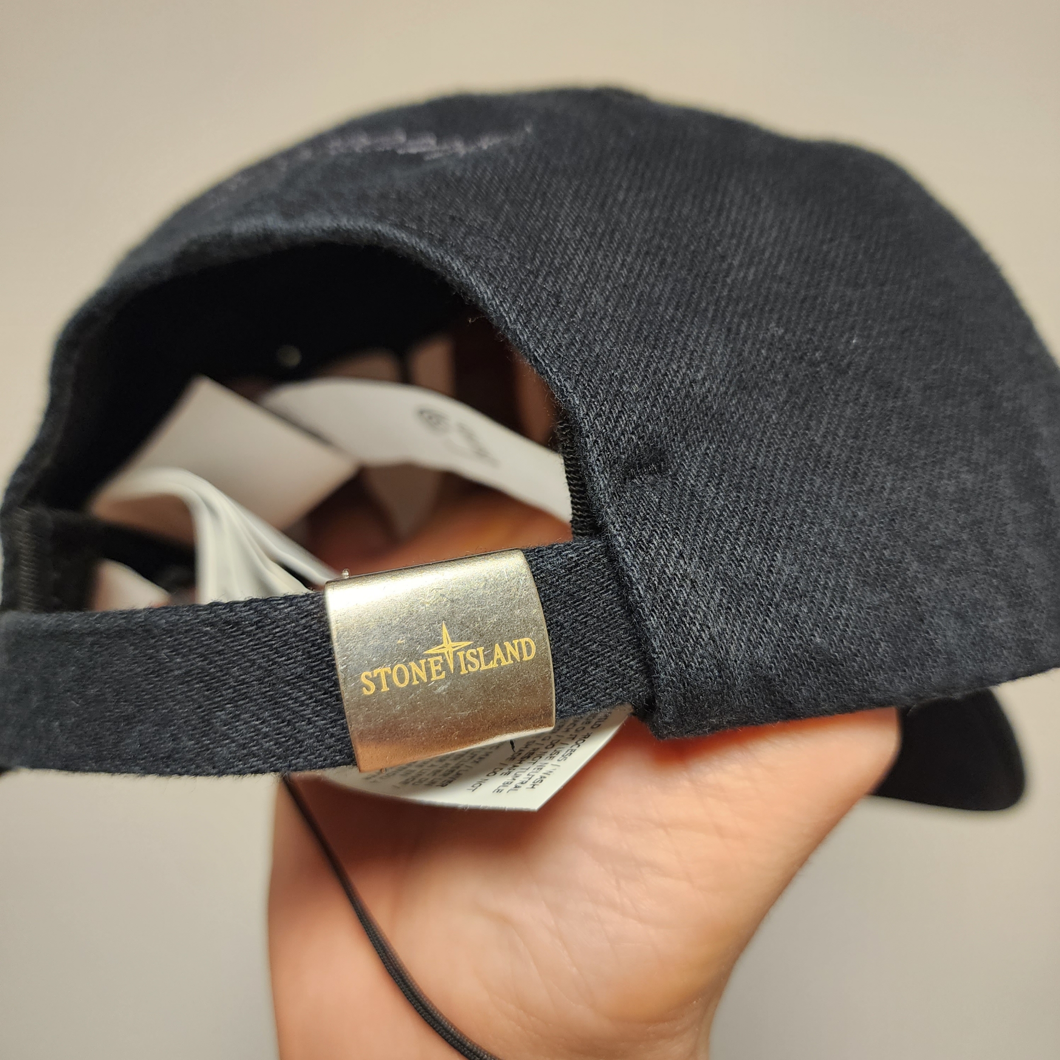 Supreme x Stone Island Denim 6-Panel Black - 23FW 착용 스타일 - 3