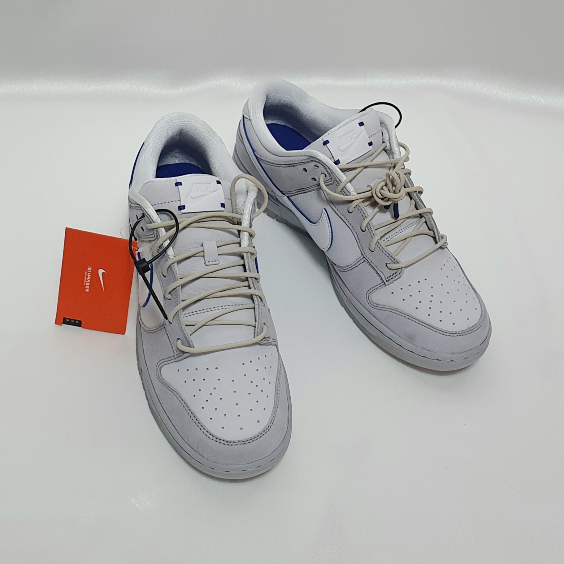 Nike Dunk Low Wolf Grey and Pure Platinum 착용 스타일 - 2