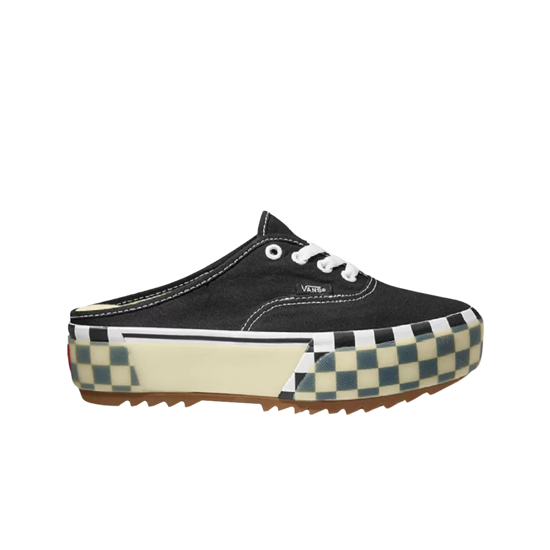 반스 어센틱 뮬 캔버스 체크 블랙(Vans Authentic Mule Canvas Check Black)