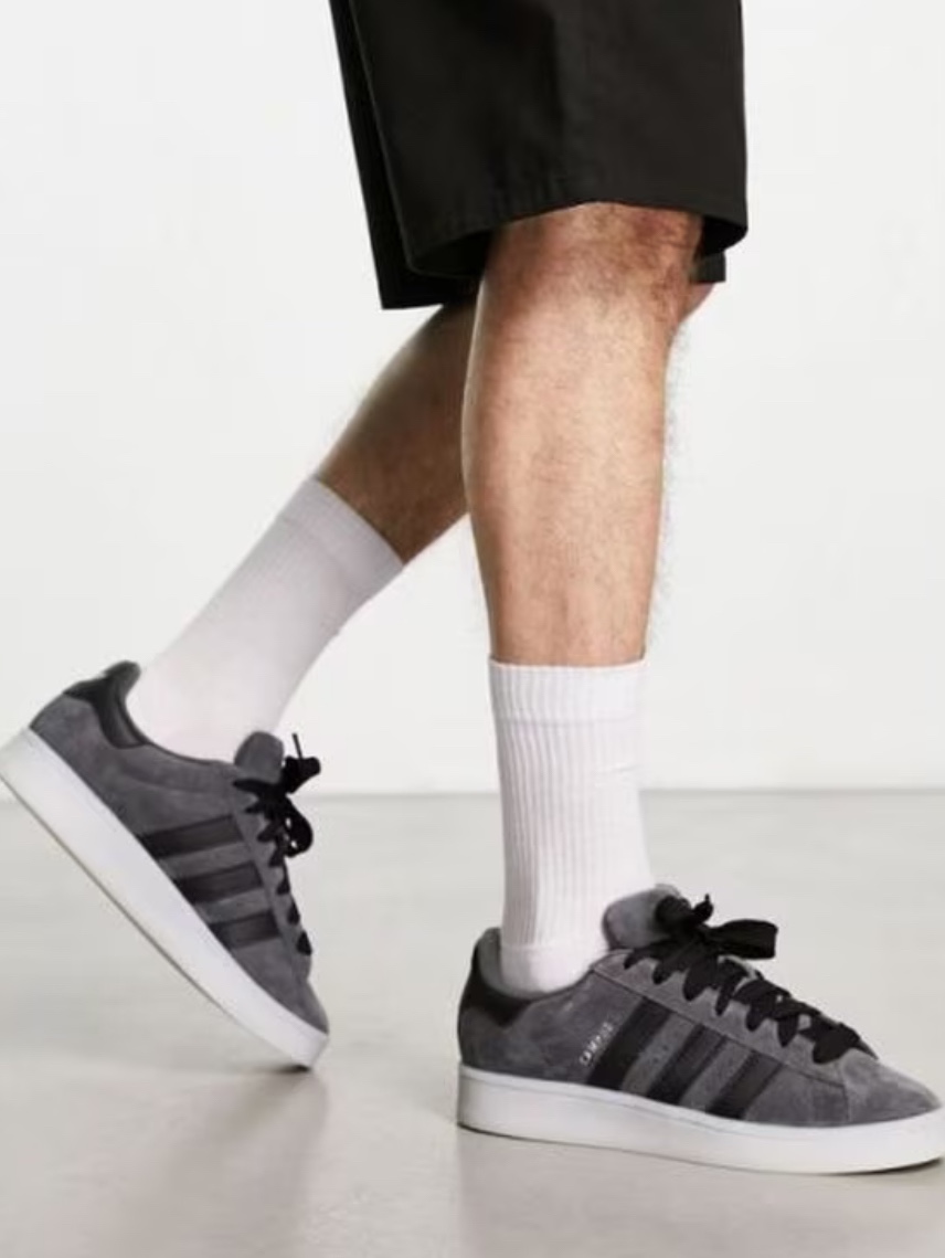 Adidas Campus 00s Core Black Grey Six 착용 스타일
