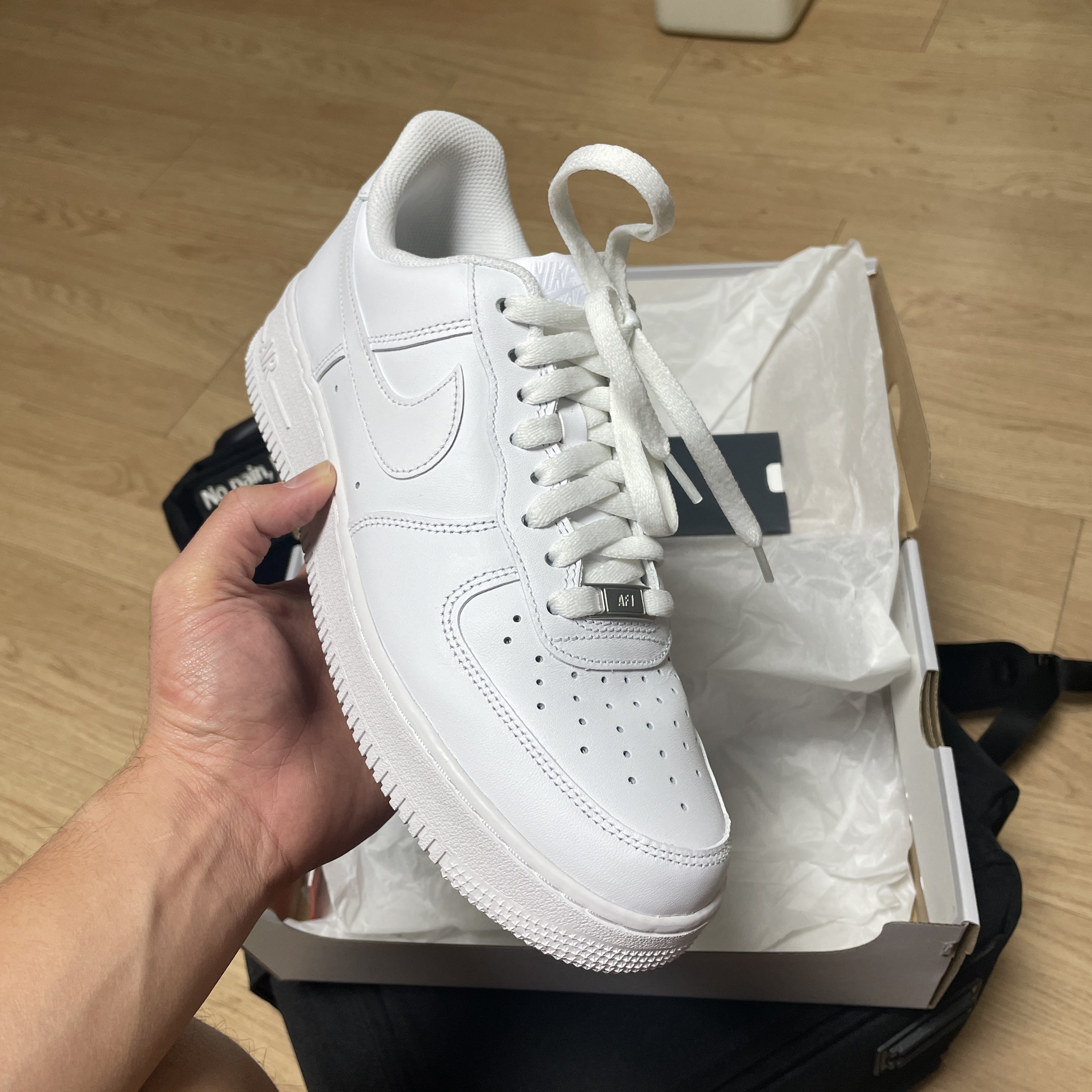 Nike Air Force 1 '07 Low White 착용 스타일