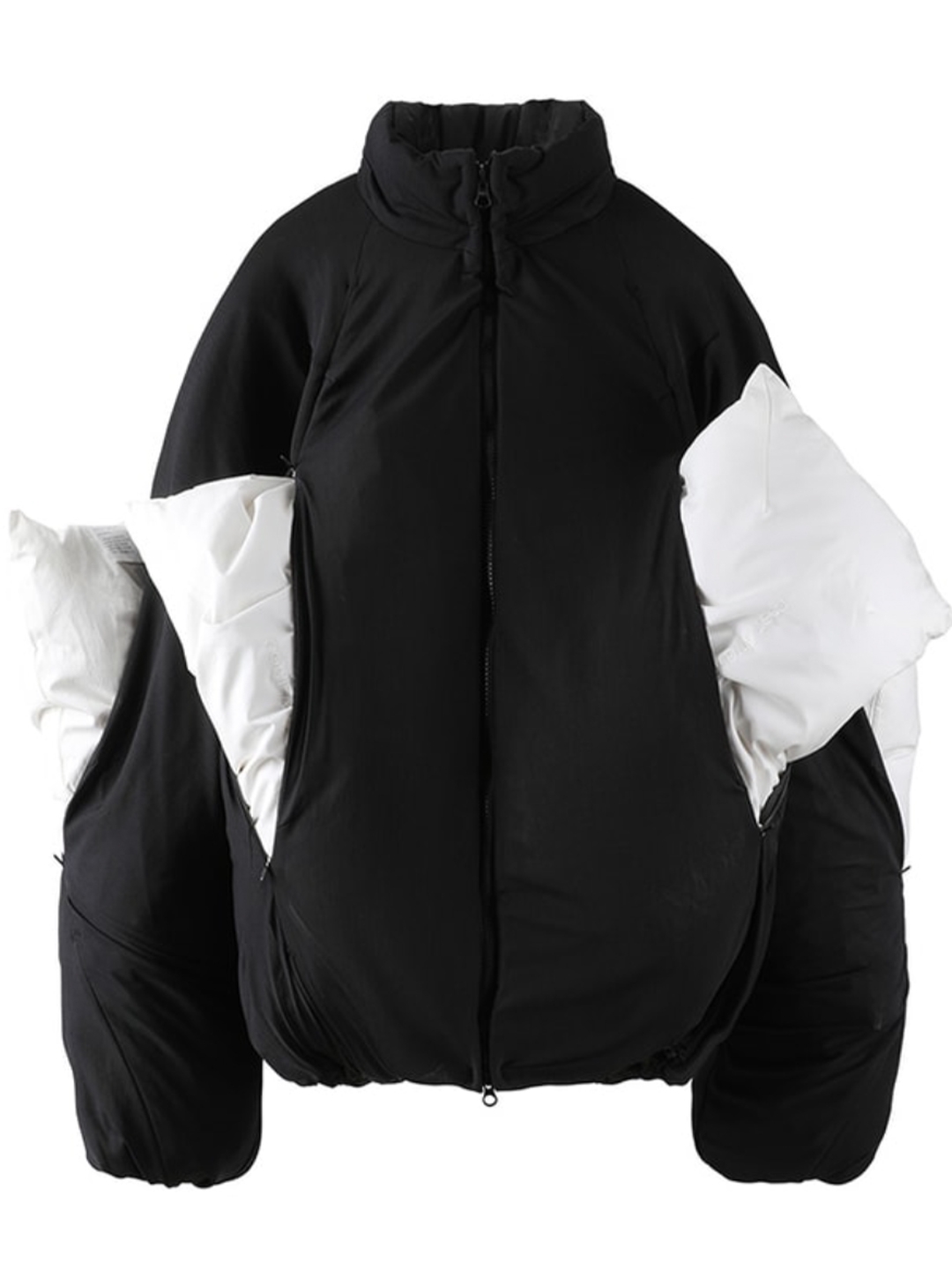 Post Archive Faction (Paf) 5.0+ Technical Jacket Right Black, The North Face x Comme des Garcons Junya Watanabe Man Nuptse Down Jacket Khaki 착용 스타일 - 2