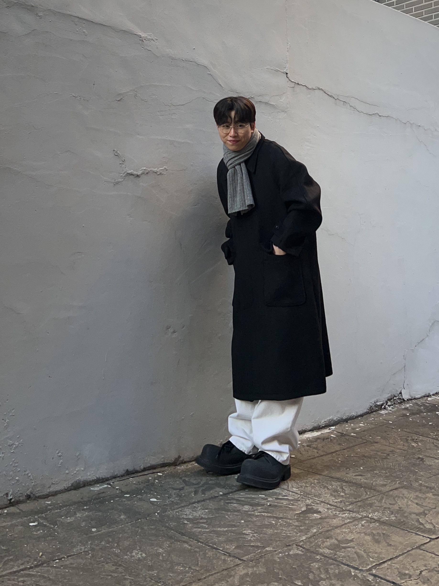 Balenciaga Steroid Derby Black 착용 스타일