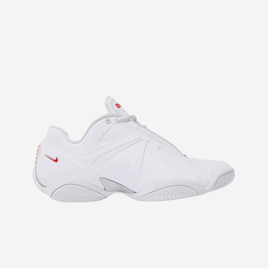 Nike x Supreme Air Zoom Courtposite SP White University Red 상세 이미지 1