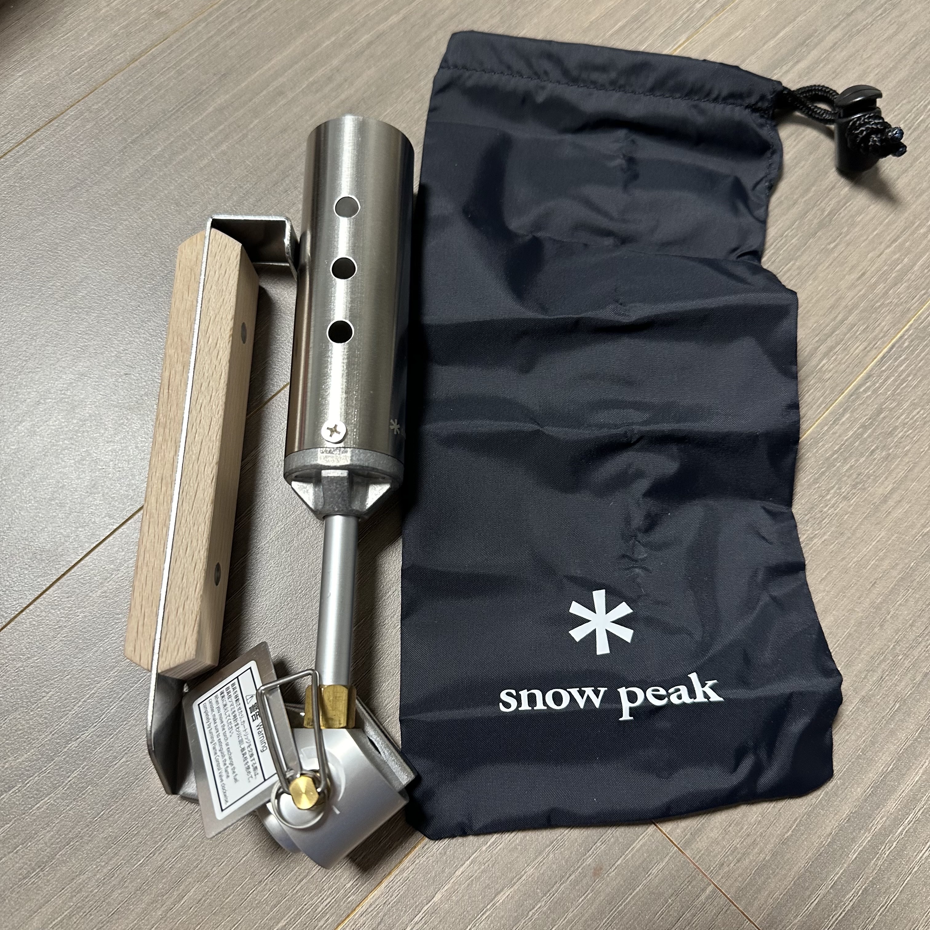 Snow Peak Folding Torch R 착용 스타일