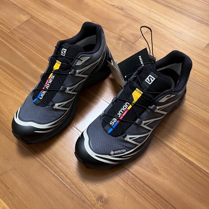 Salomon XT-6 Gore-Tex Black Ebony 착용 스타일