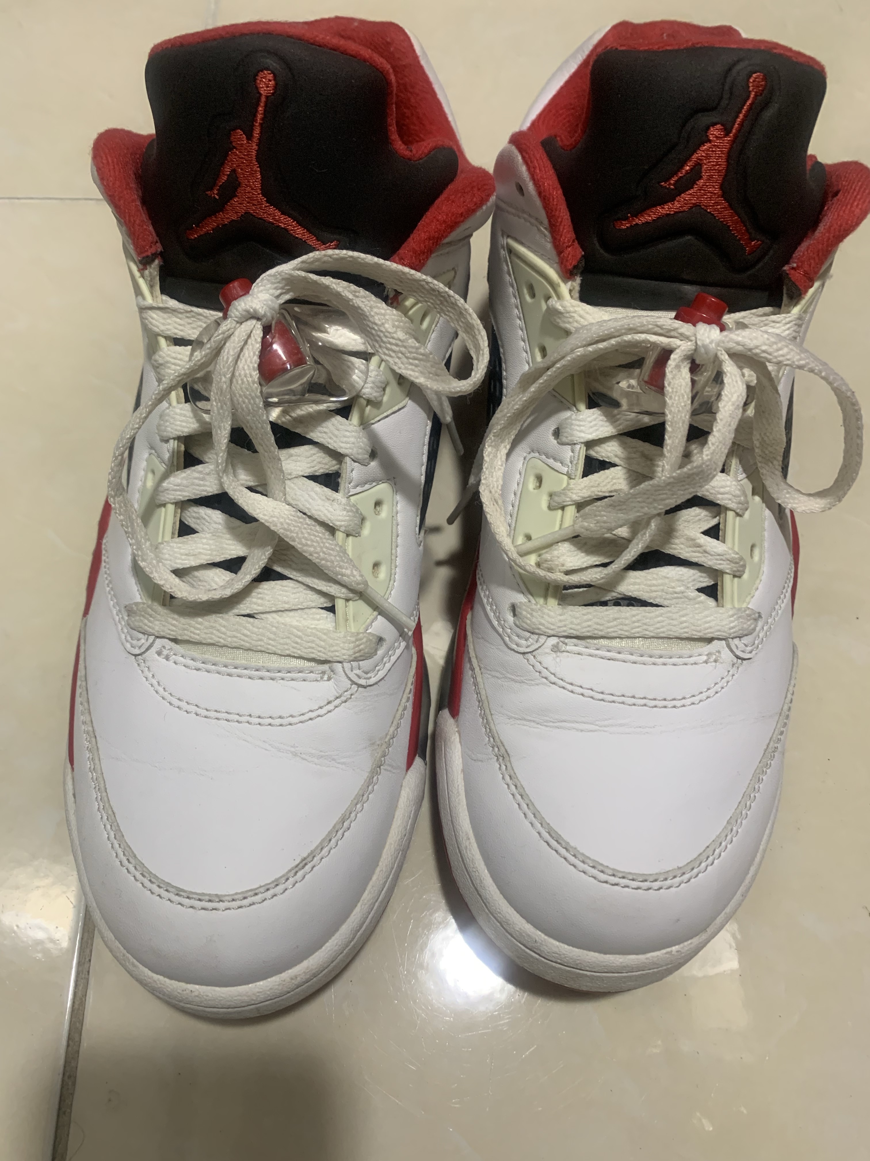Jordan 5 Retro Low Fire Red 착용 스타일