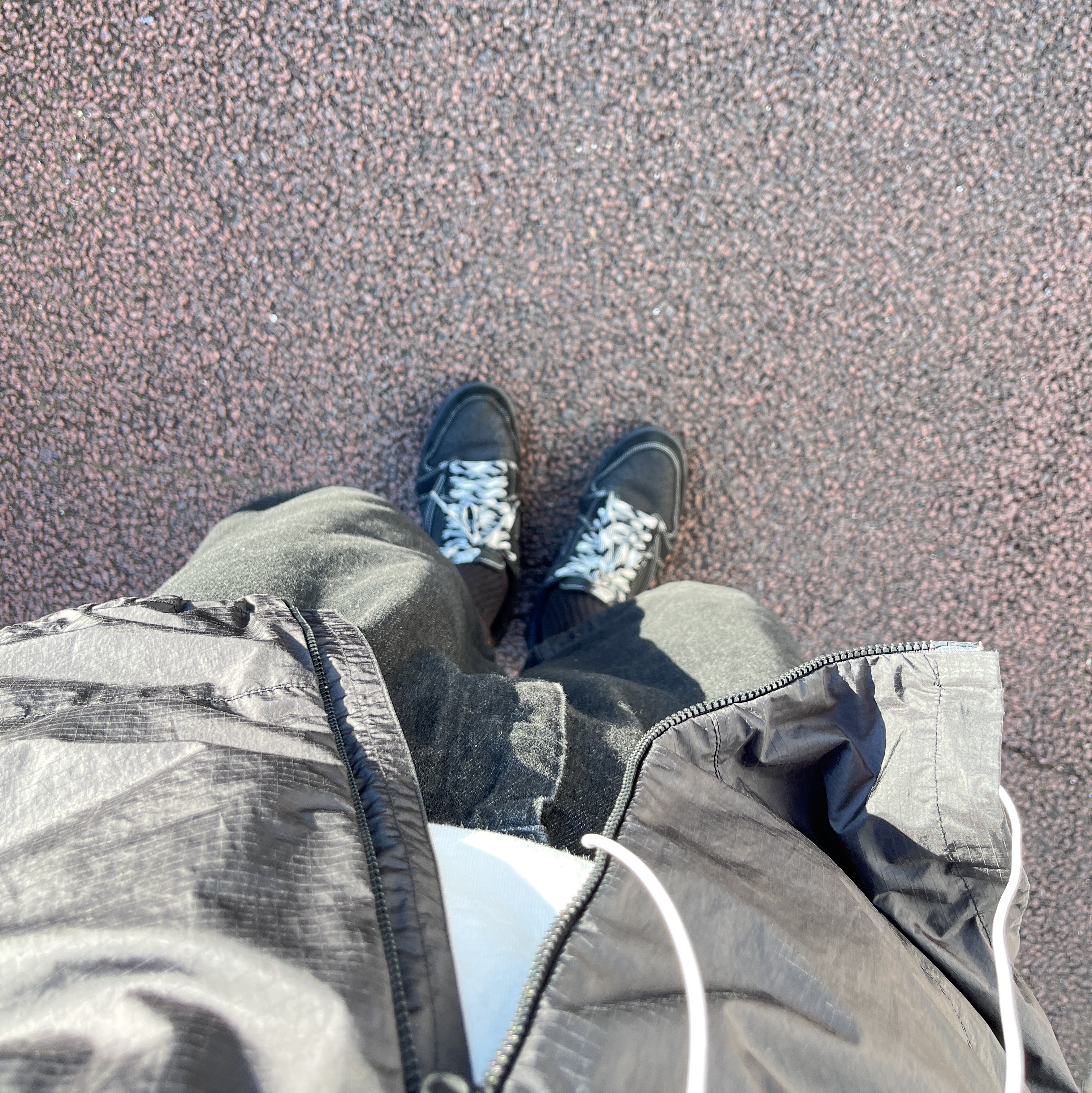 Jordan 1 x Travis Scott Retro Low OG SP Black Phantom 착용 스타일