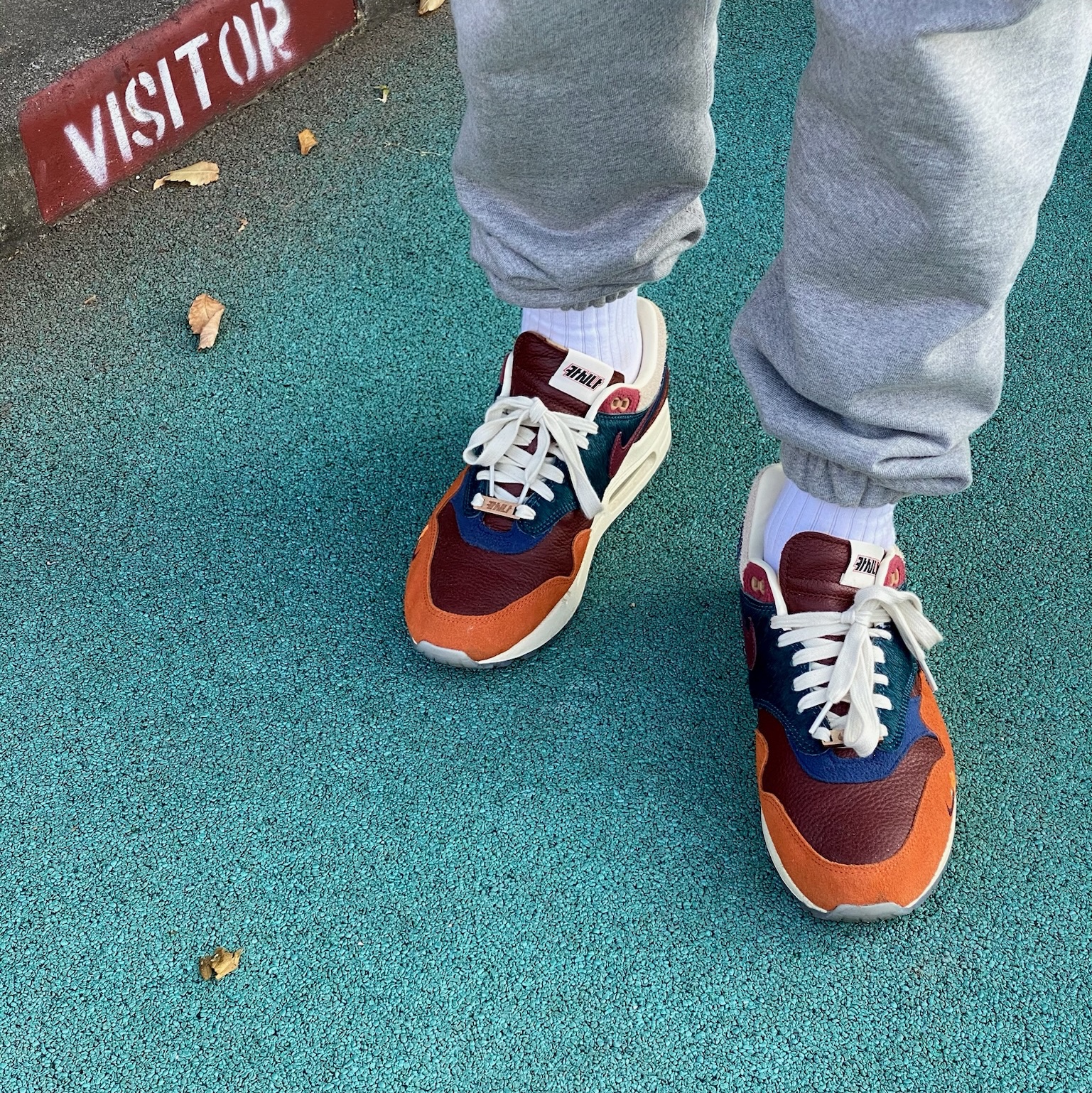 Nike x Kasina Air Max 1 SP Won-Ang Orange 착용 스타일