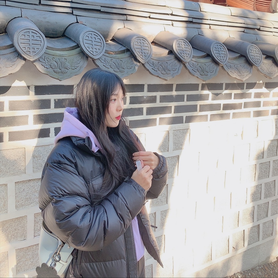 The North Face 1996 Eco Nuptse Jacket Black 착용 스타일 - 1
