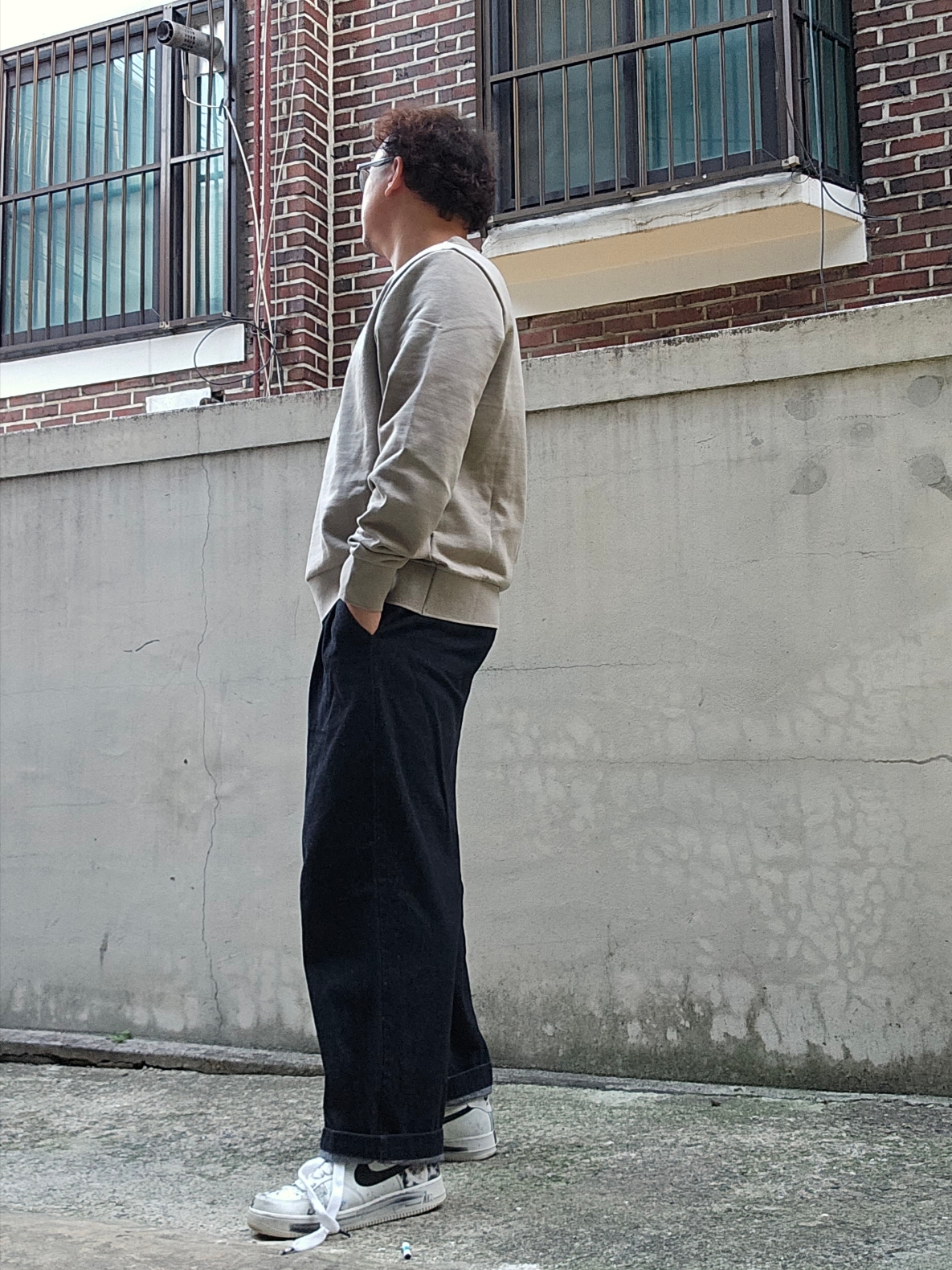 Nike x Peaceminusone Air Force 1 Low Para-Noise 2.0 착용 스타일