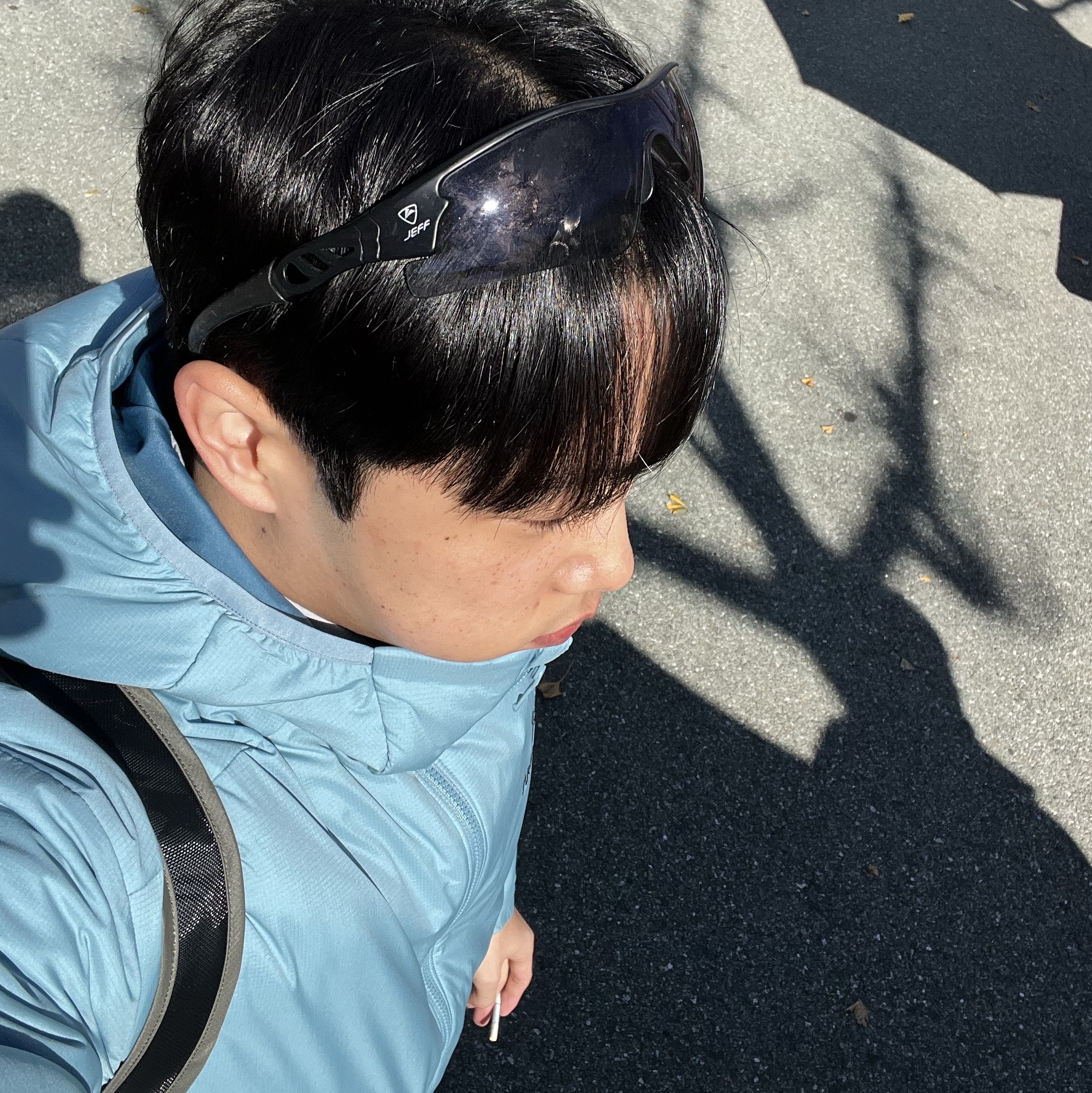 Arc'teryx Atom LT Hoody Solace, Arc'teryx Heliad 15 Backpack Forage 착용 스타일 - 3