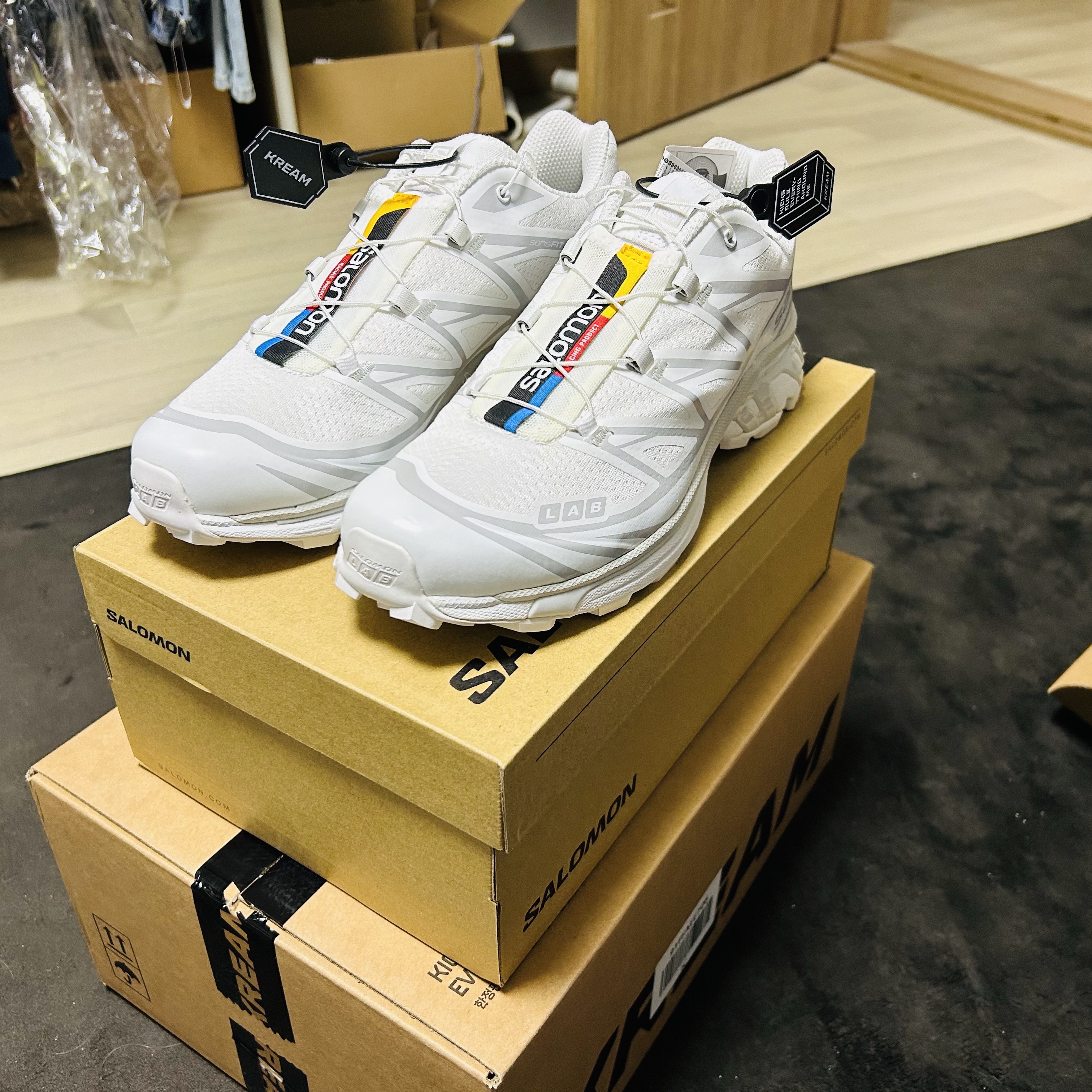 Salomon XT-6 ADV White 착용 스타일 - 3